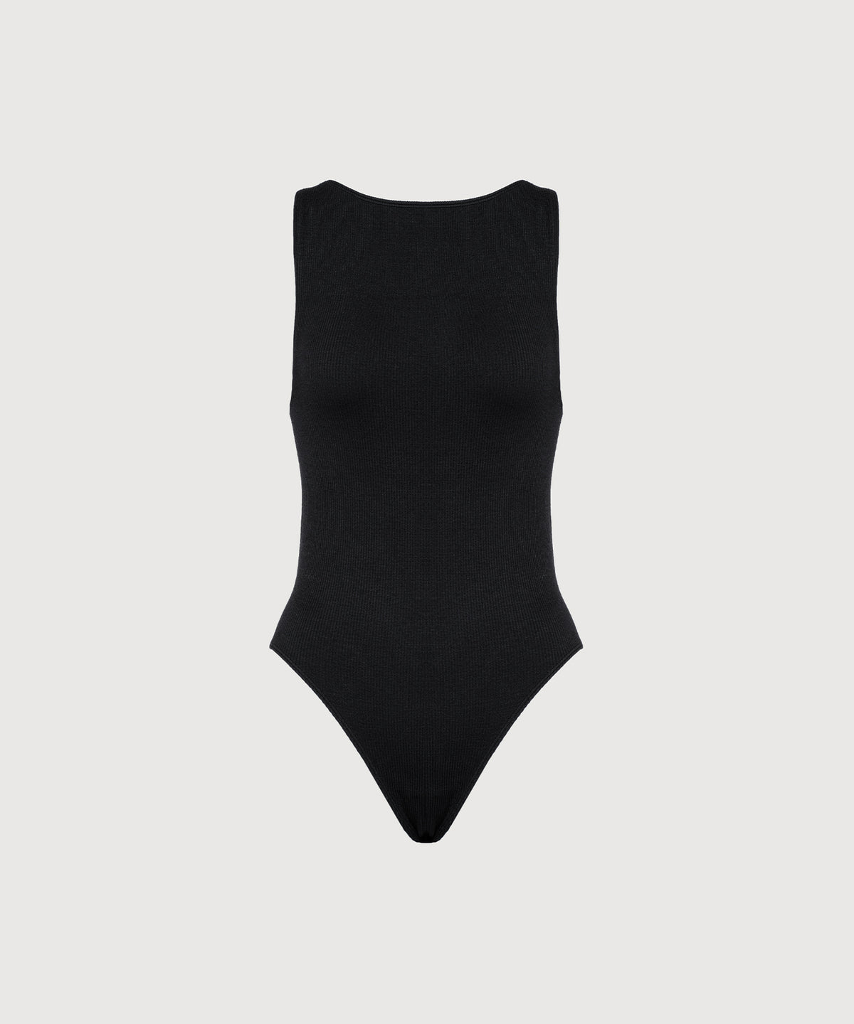 Audrey High Neck Bodysuit - Black