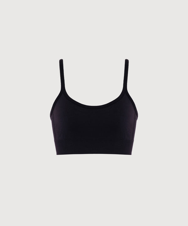 Form Movement V Neck Bra - Black