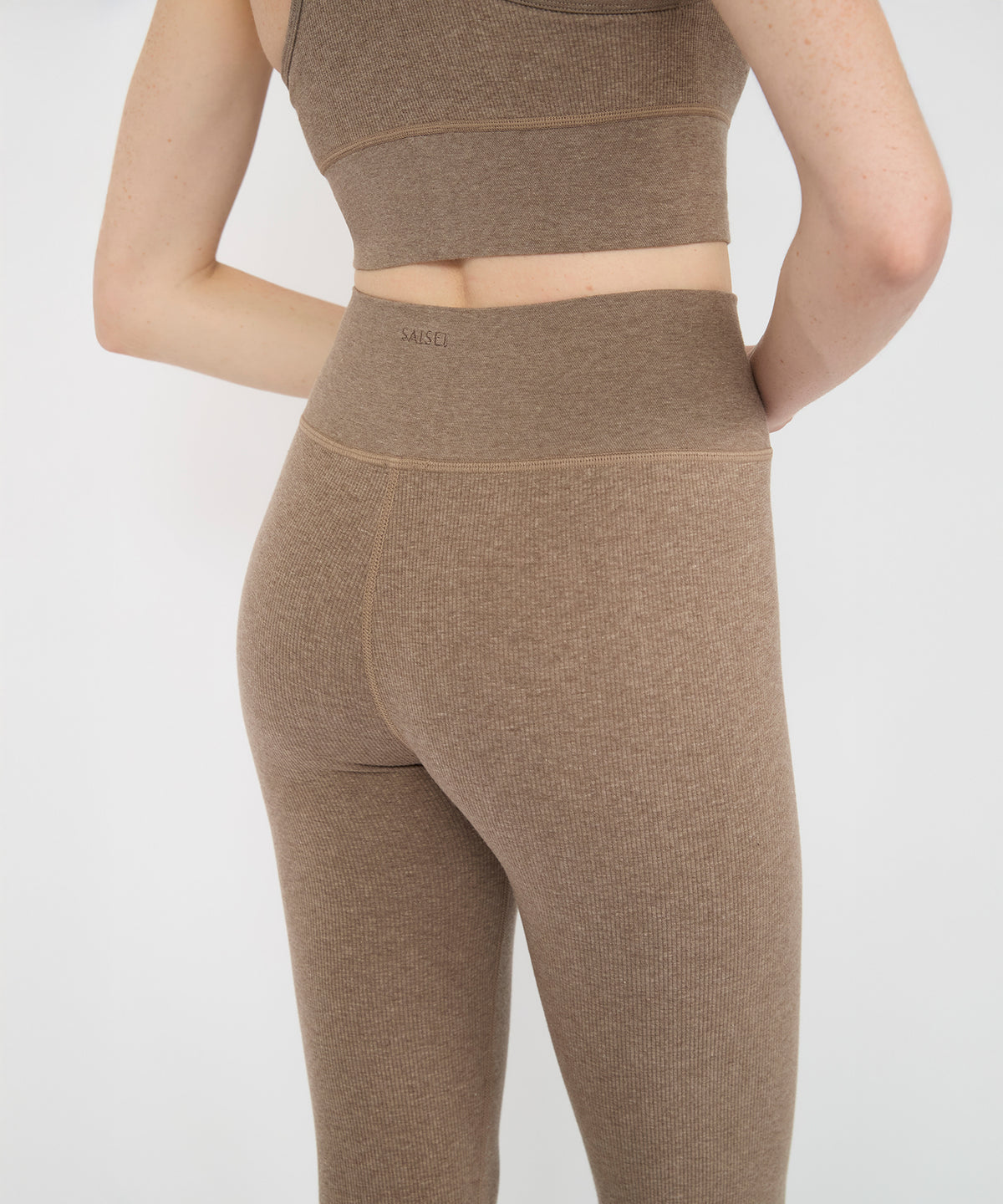 Louise High Rise Legging 25" - Hazelnut Melange