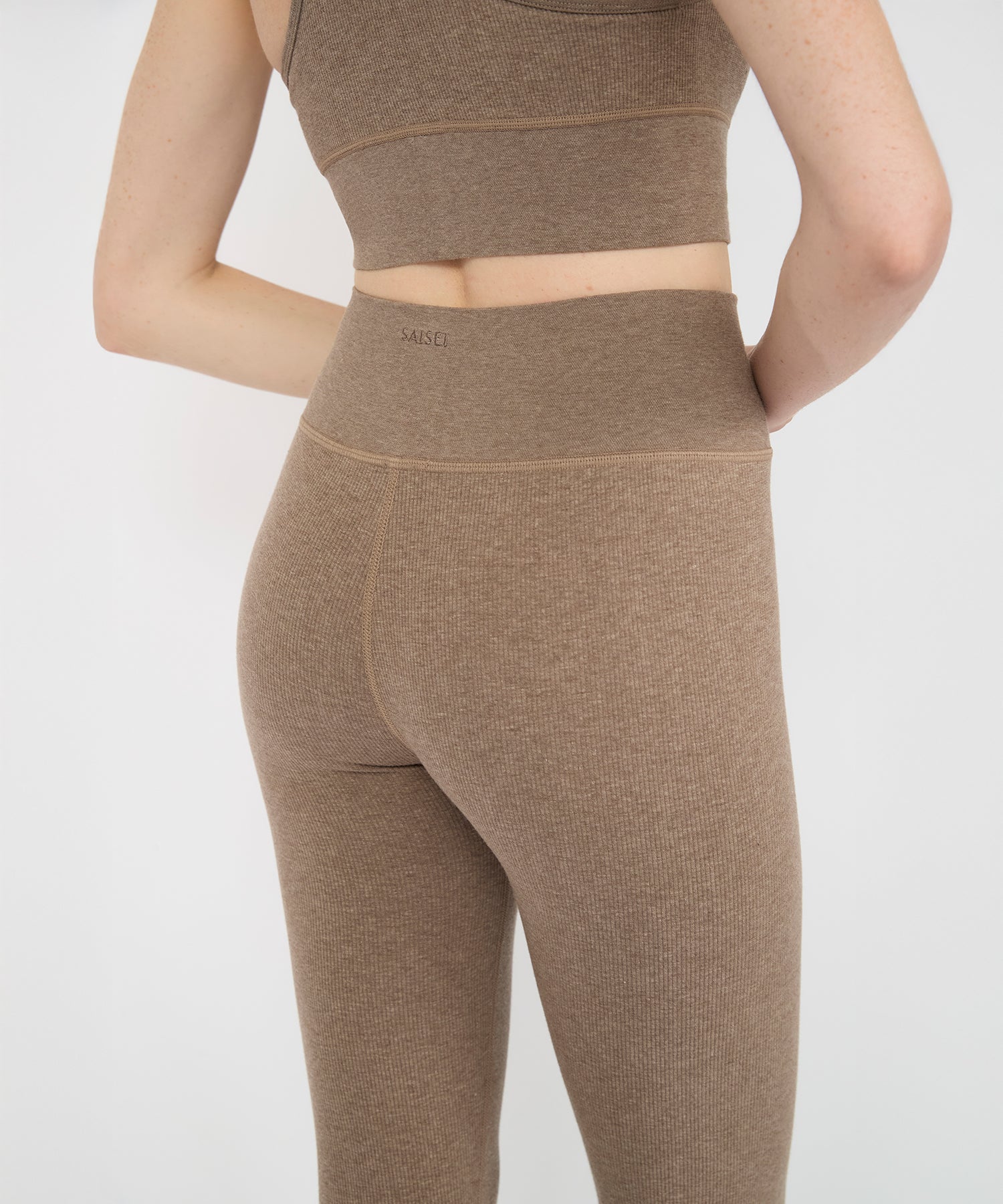 Louise High Rise Legging 25" - Hazelnut Melange