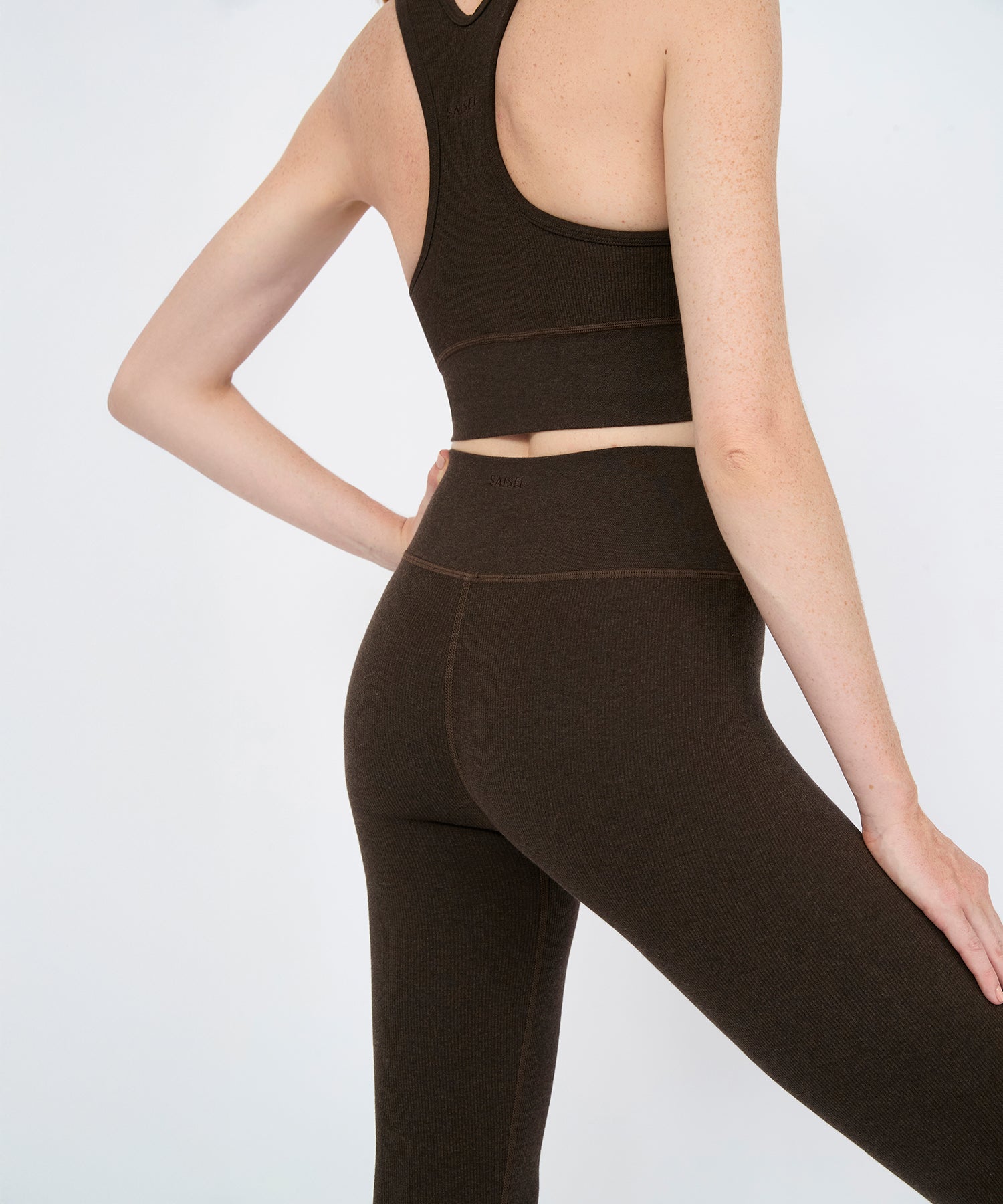 Louise High Rise Legging 25" - Sepia Melange