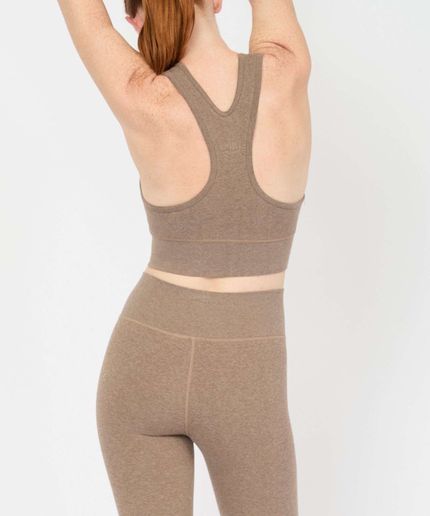 Carrie Crop Top - Hazelnut Melange