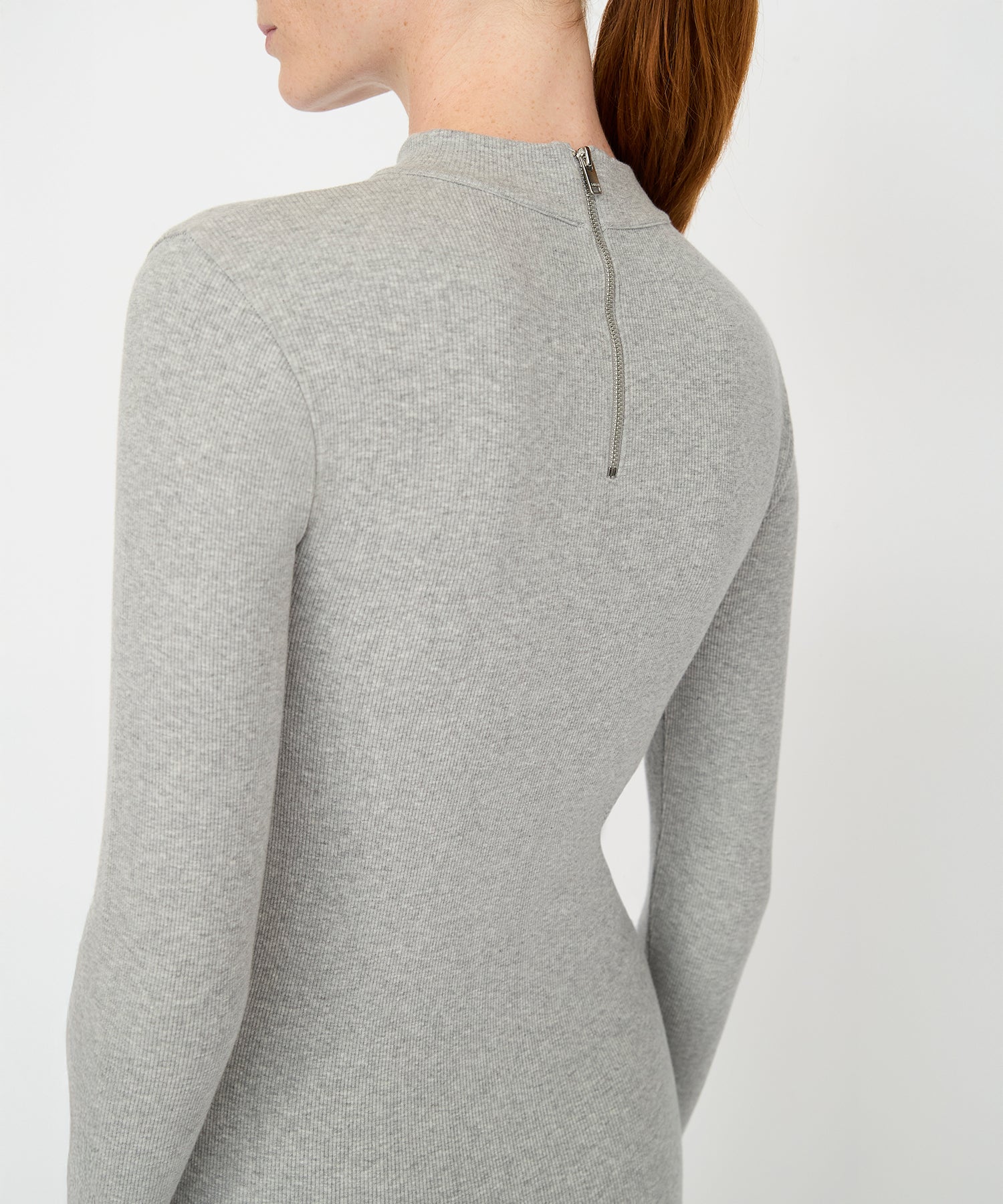 Yasmin Dress - Grey Melange
