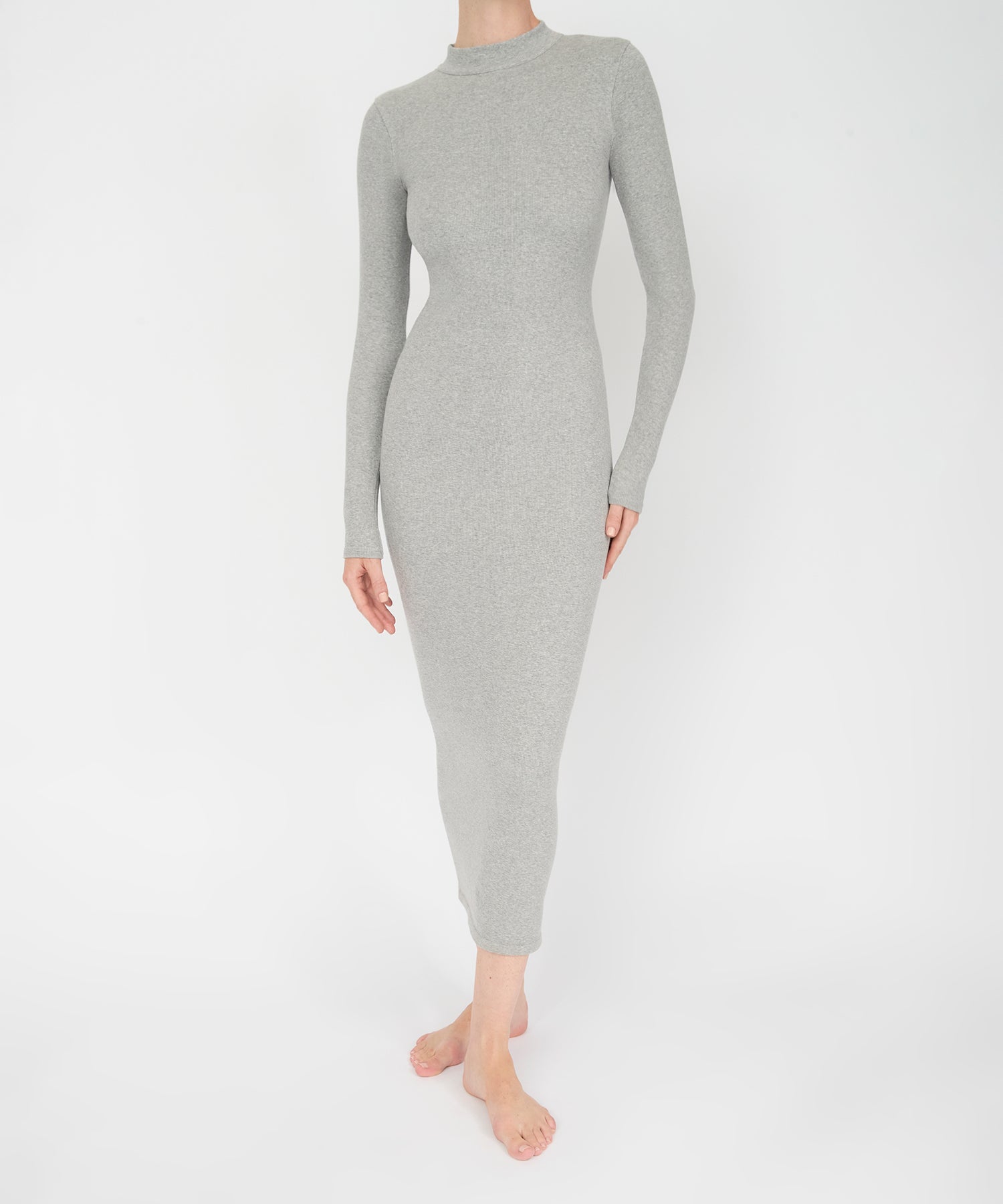 Yasmin Dress - Grey Melange
