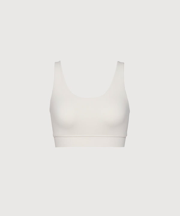 24/7 Lounge Bra Top - Pearl