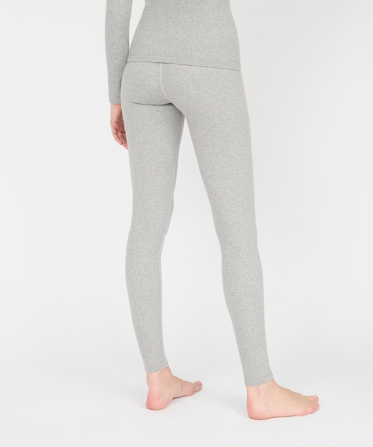 Valerie High Rise Legging 28" - Grey Melange