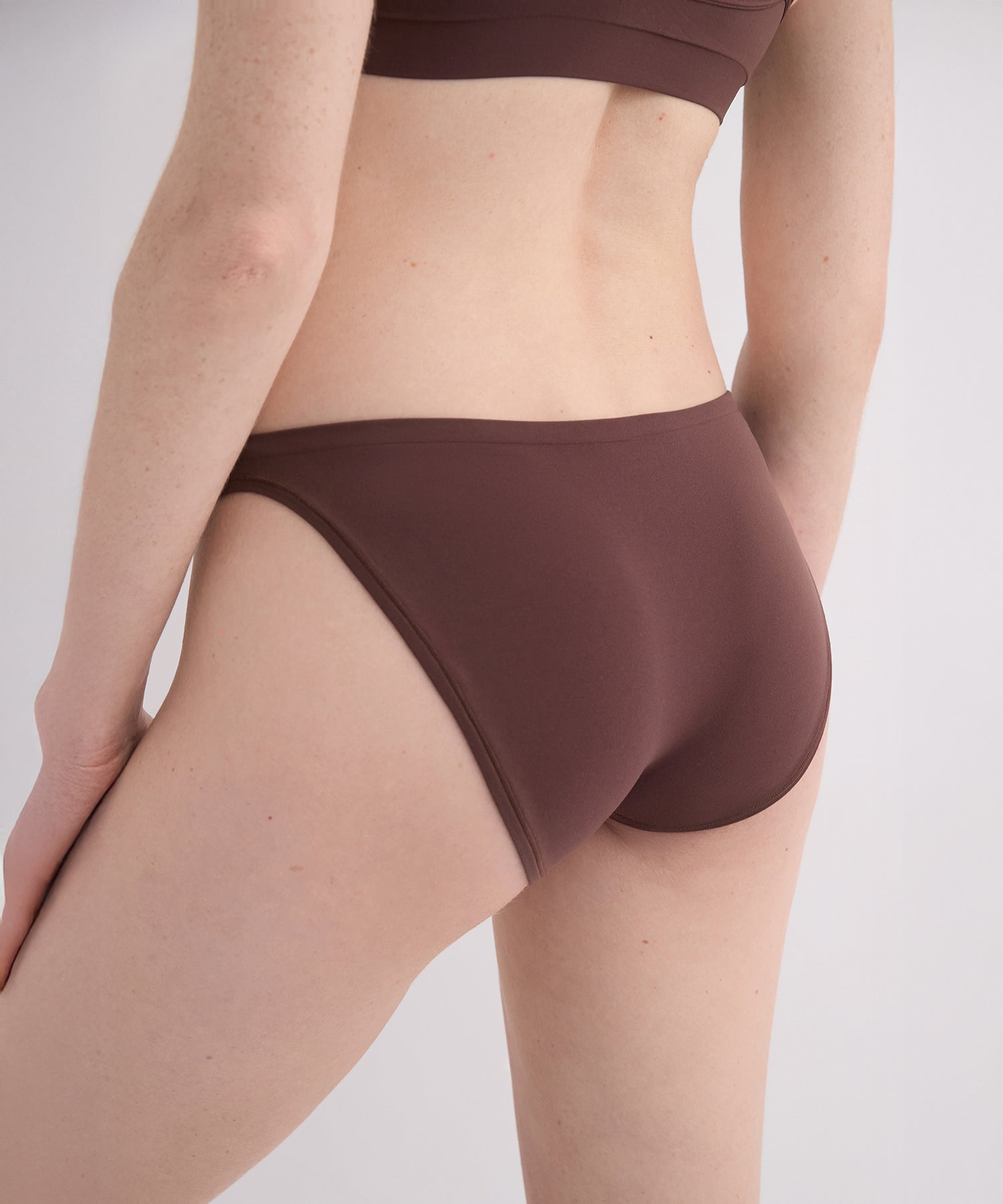 String Bikini Brief 3 Pack - Cocoa