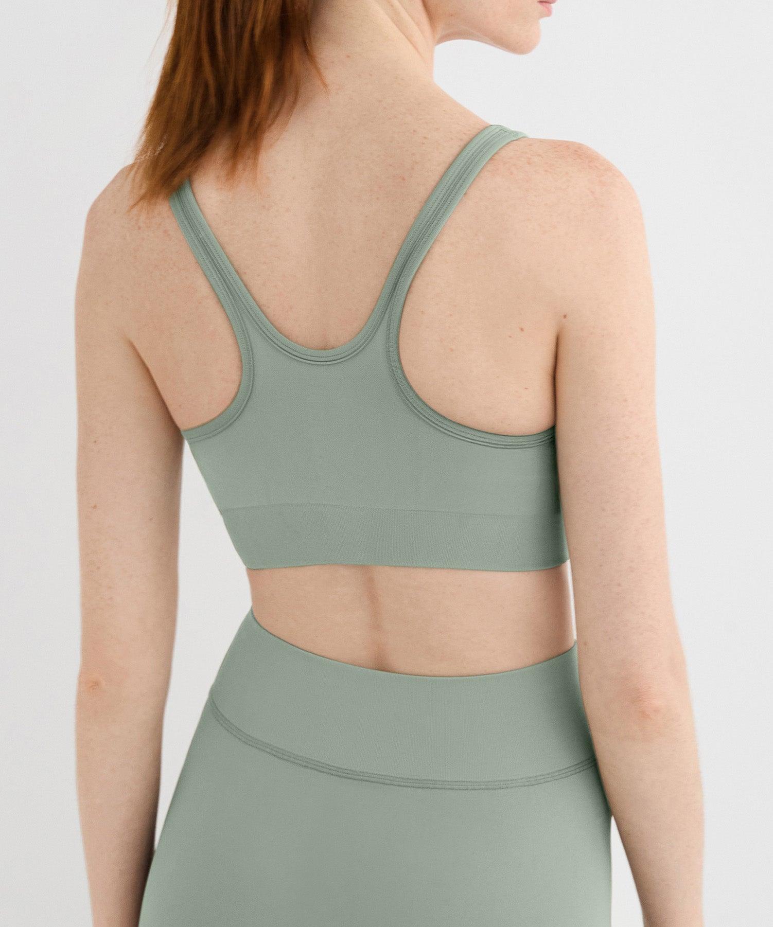 Performance Racerback Sports Bra - Sage