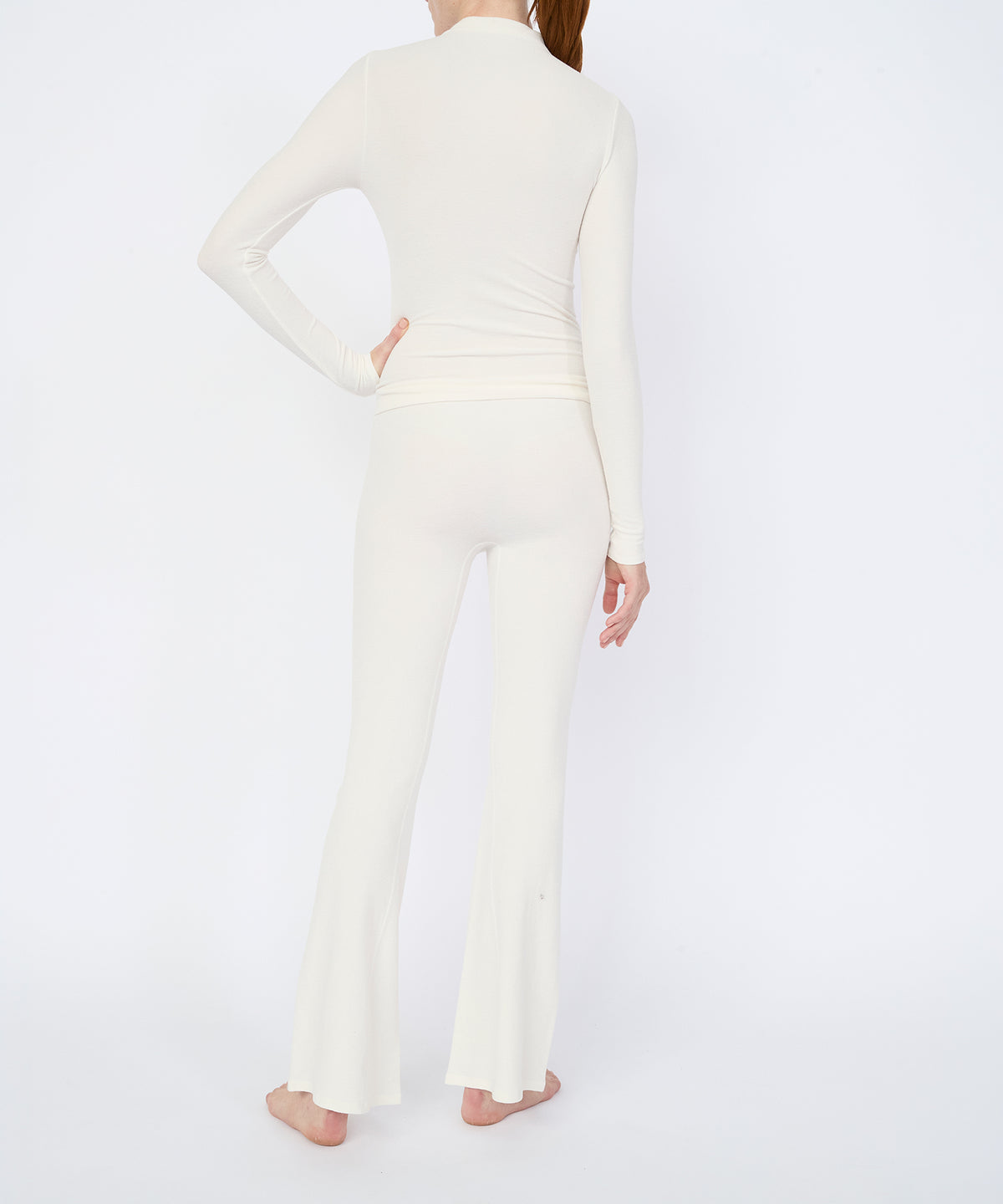 Winona Flare Pant - Pearl