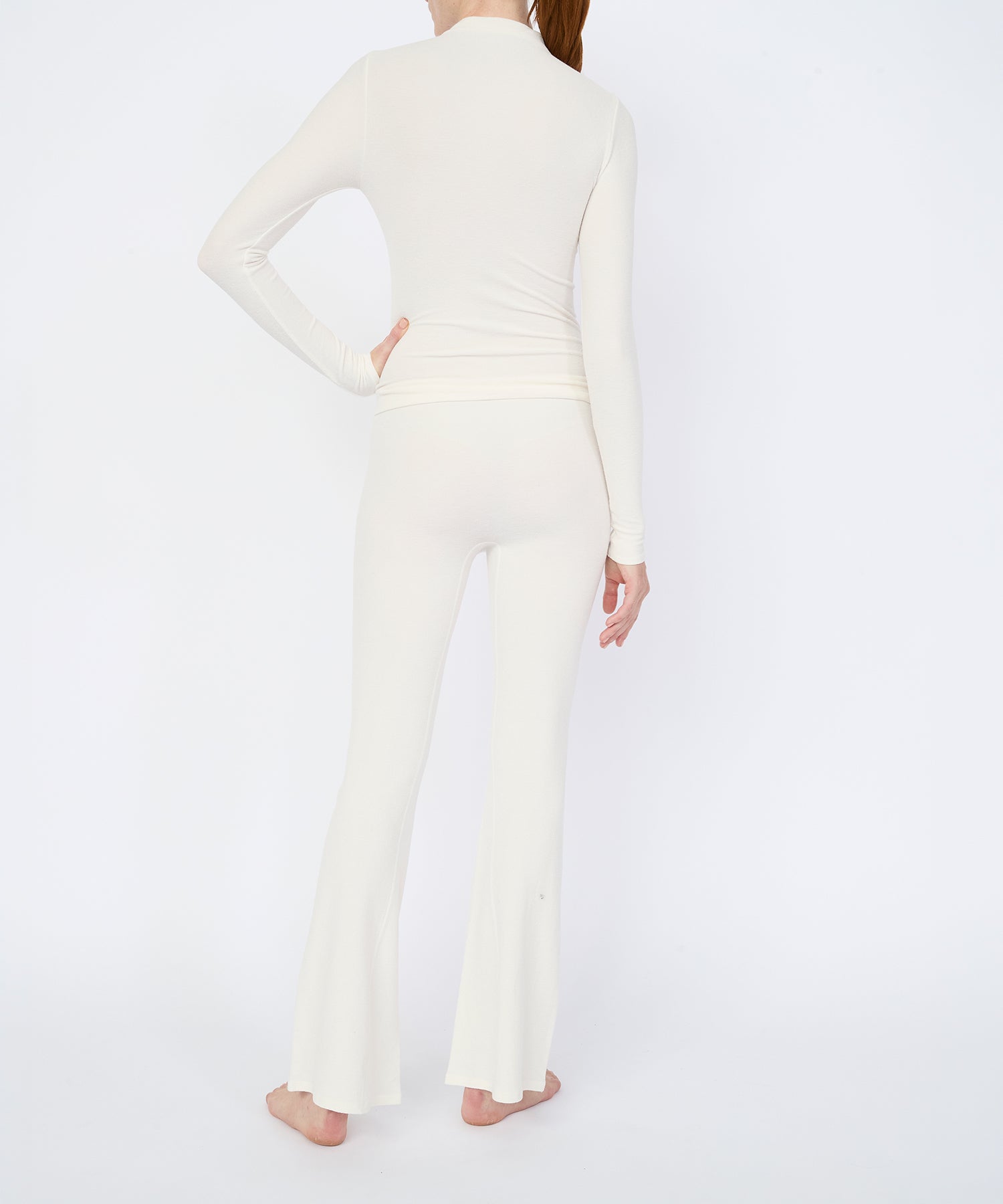 Winona Flare Pant - Pearl