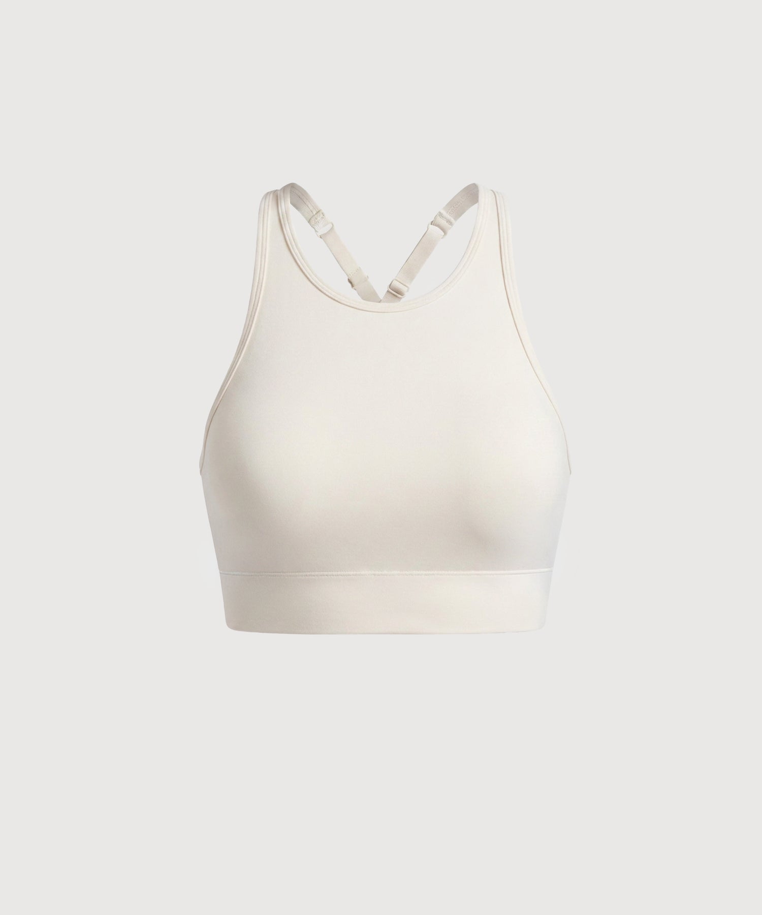 High Neck Movement Bra - Pearl