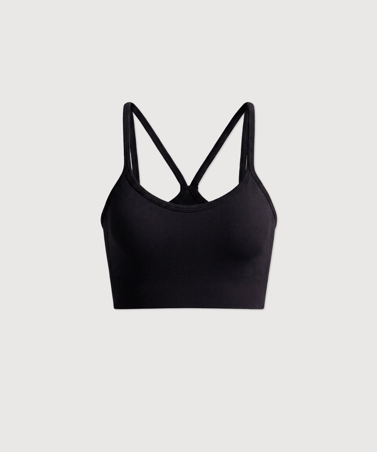 Form Movement V Neck Bra - Black