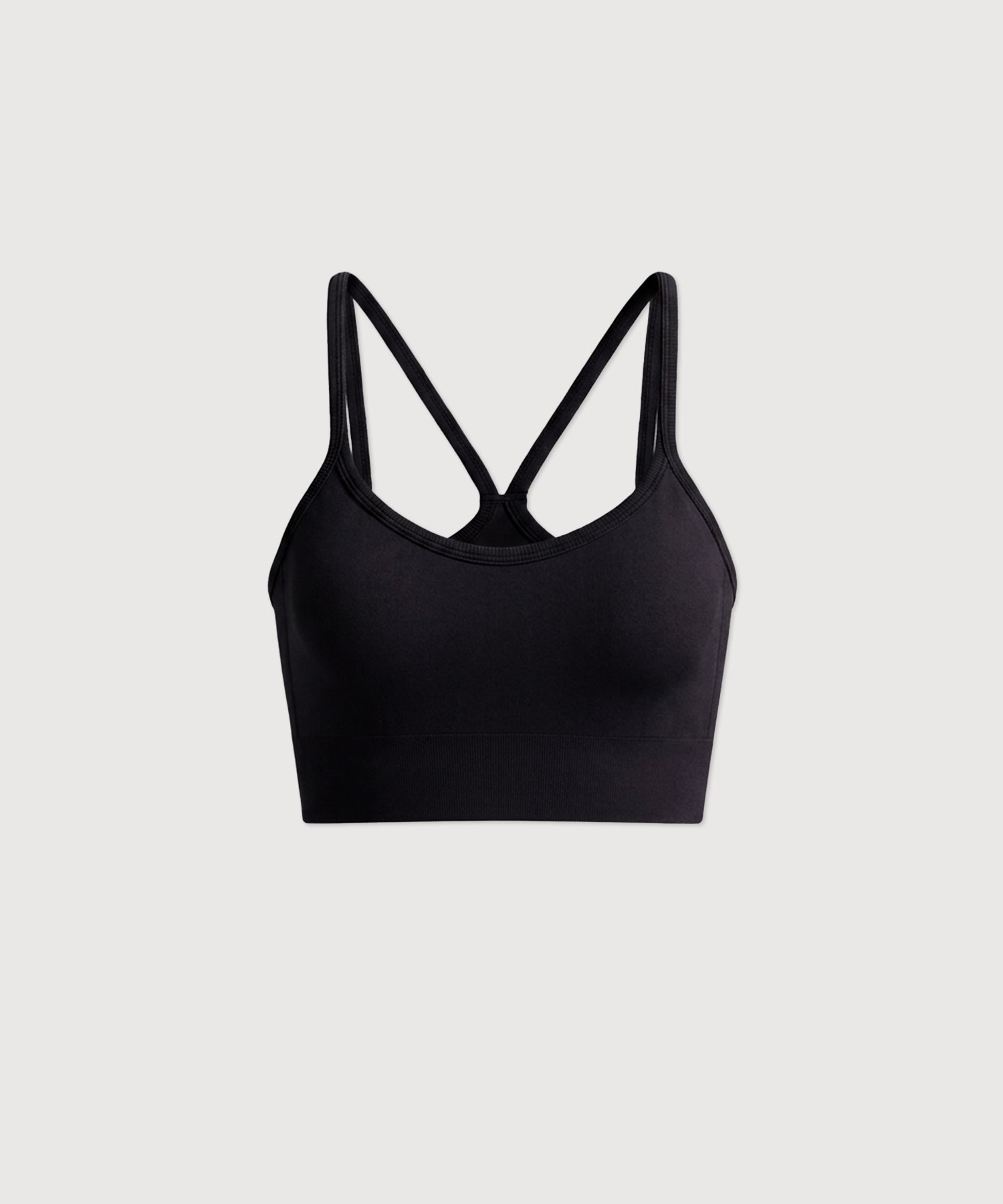 Form Movement V Neck Bra - Black