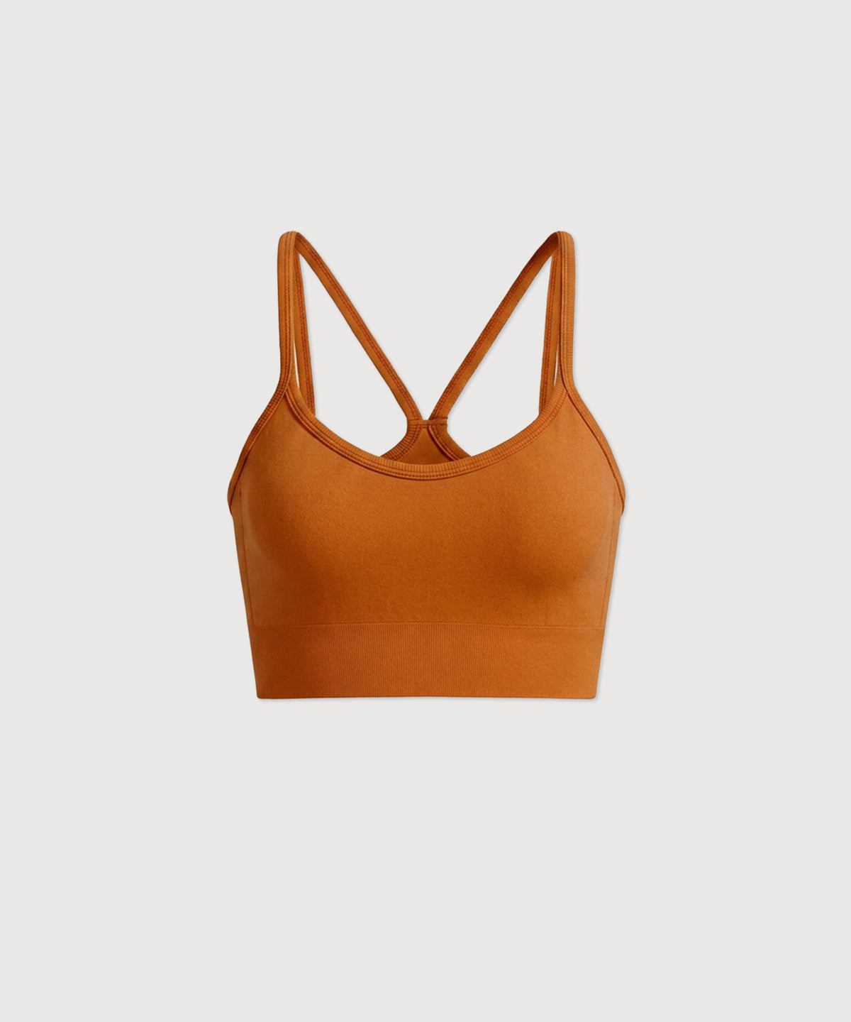 Form Movement V Neck Bra - Terracotta