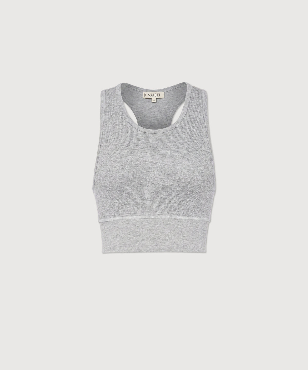 Carrie Crop Top - Grey Melange