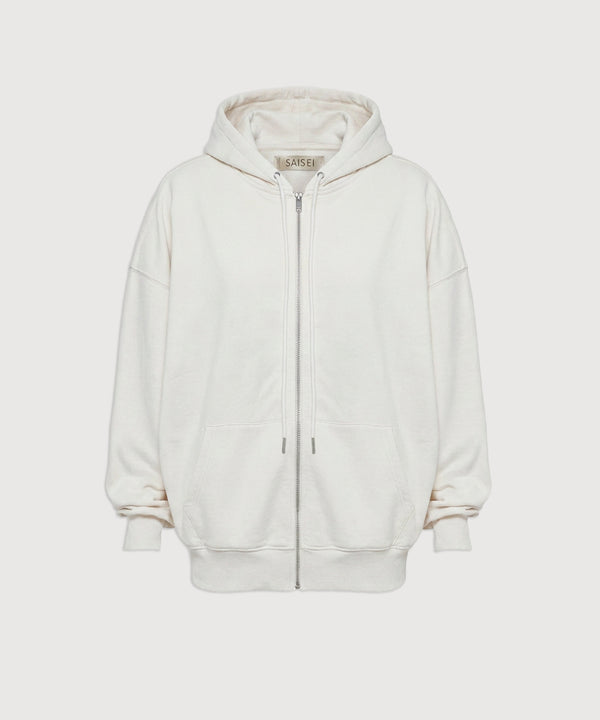 Stevie Oversized Hoodie - Eggshell