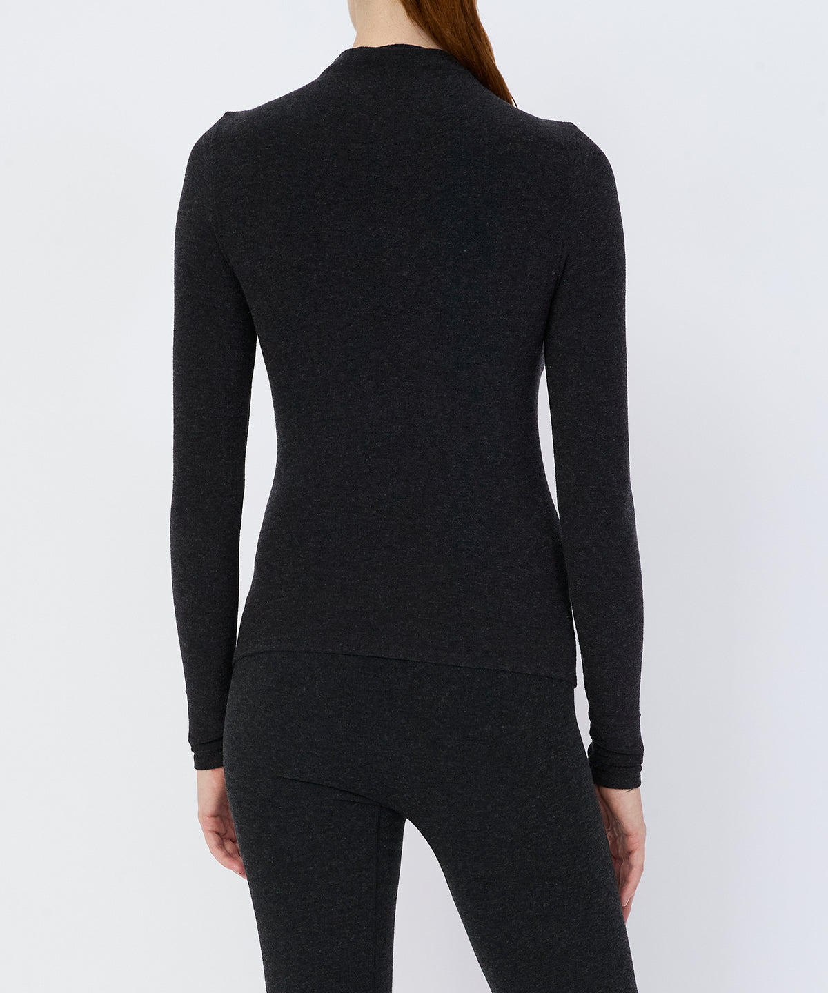 Janice Turtleneck Top - Black