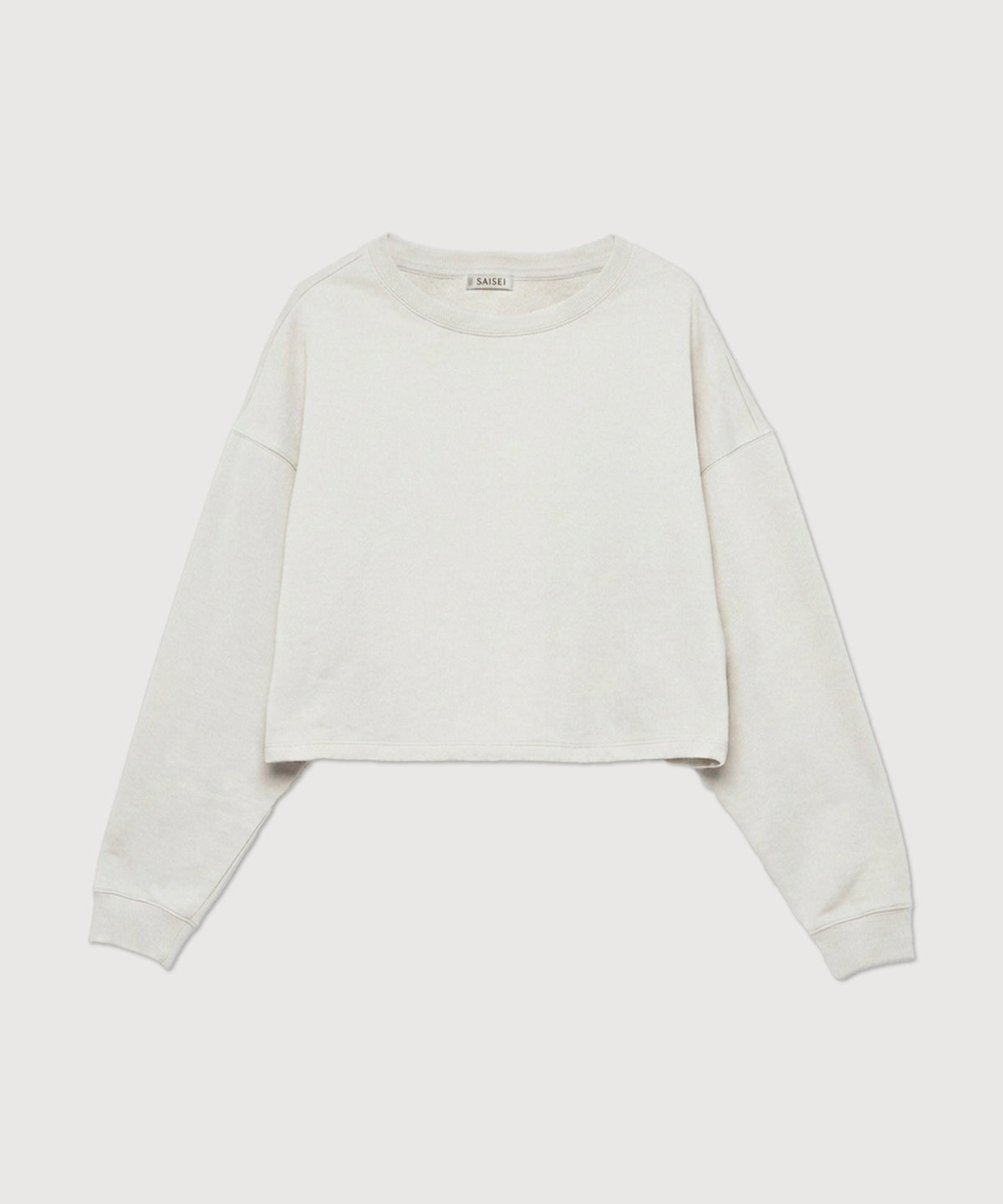 Avery Cropped Jumper - Eggshell
