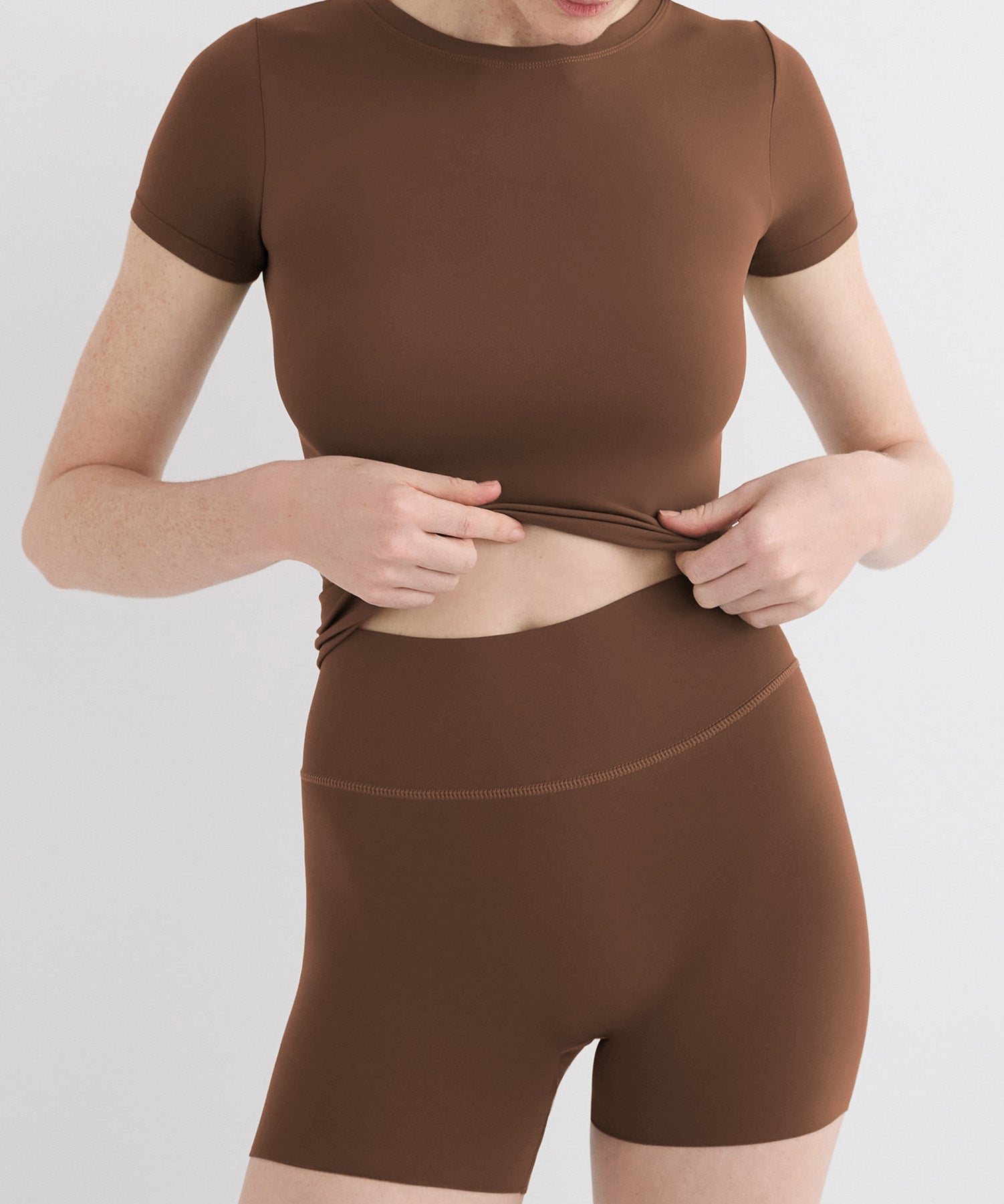 24/7 Crew Neck Tee - Dark Earth