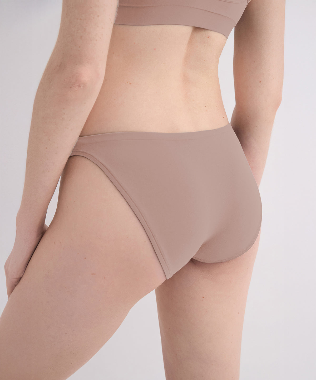 String Bikini Brief 3 Pack - Taupe