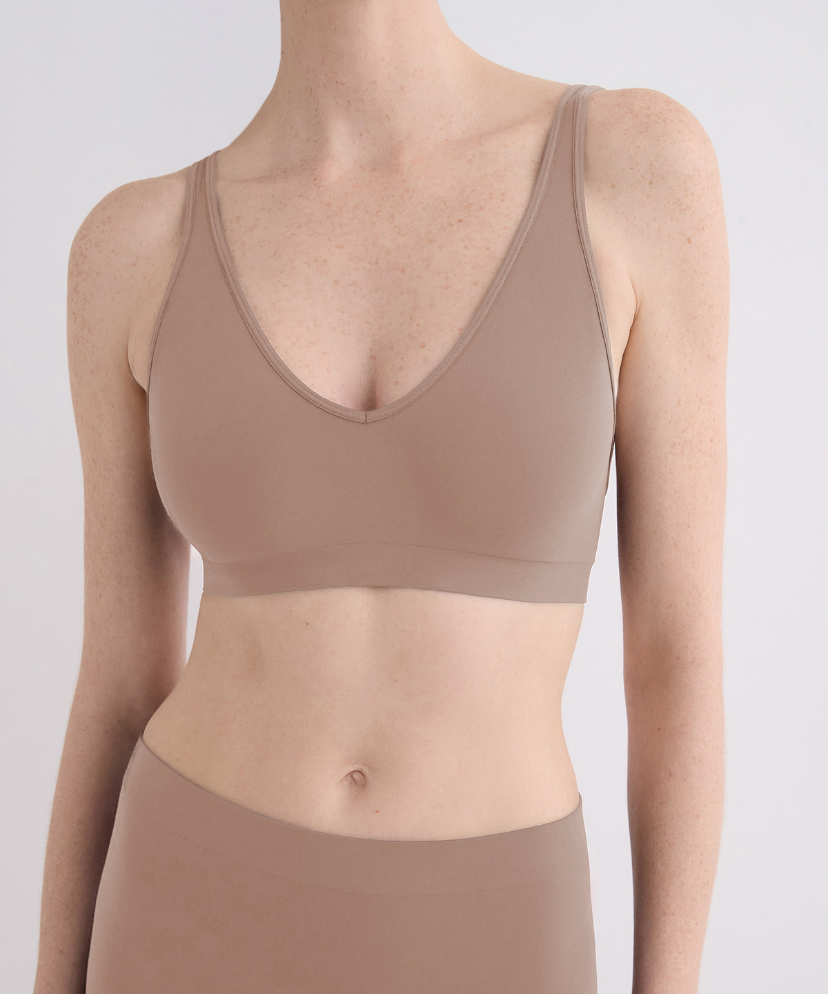Triangle Bralette - Taupe