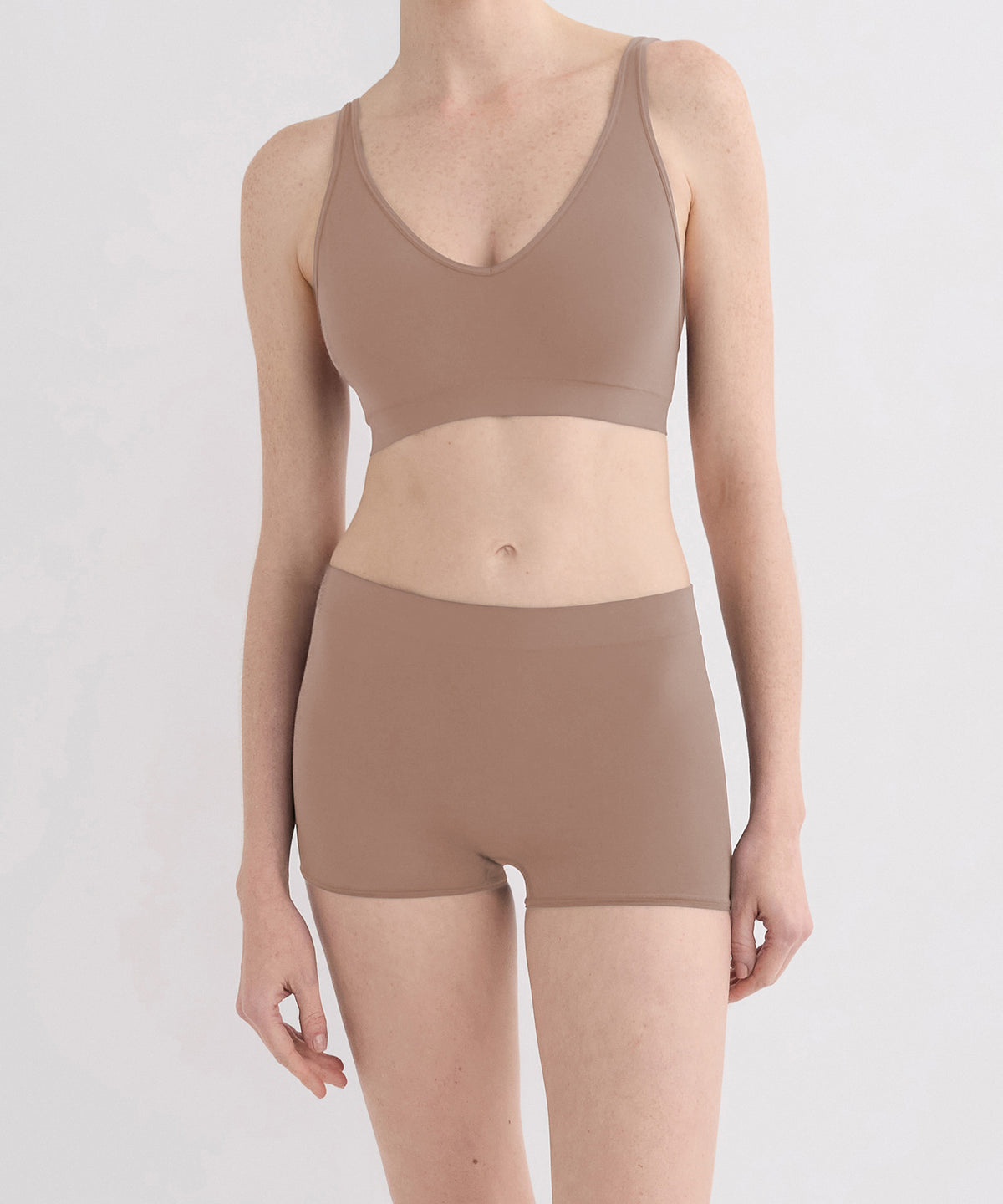 Triangle Bralette - Taupe