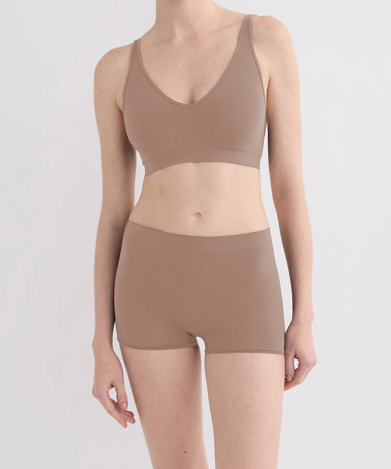 Triangle Bralette - Taupe