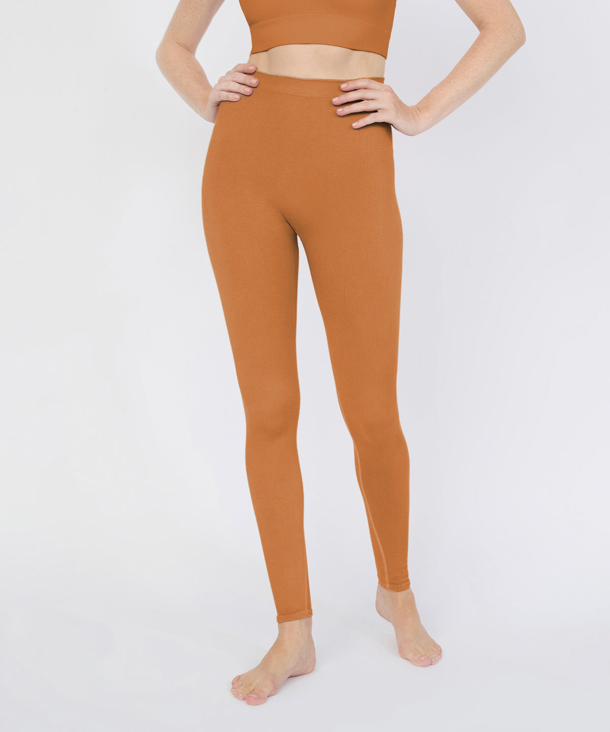 Jane High Rise Legging - Terracotta