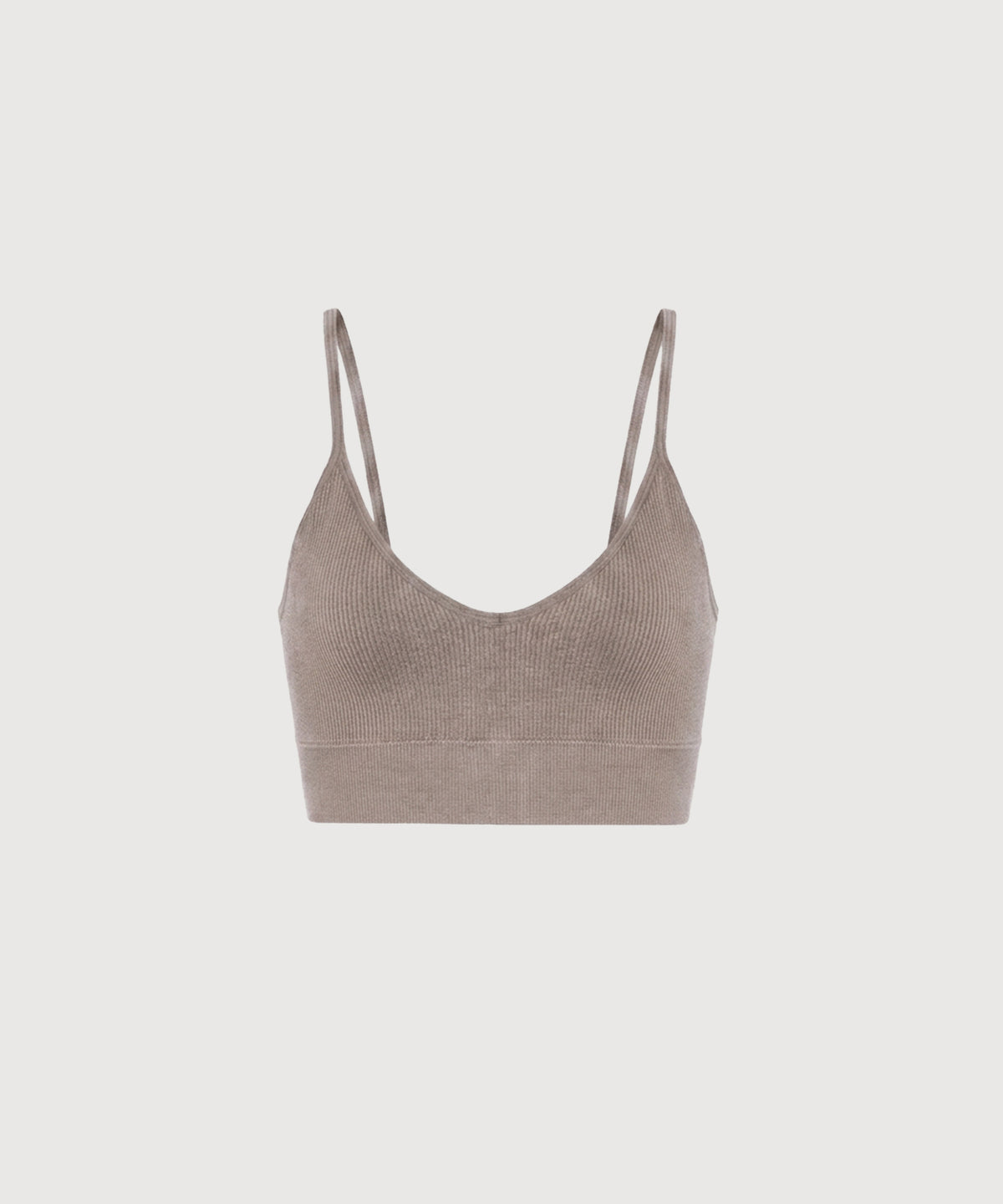 Bianca Rib Bralette - Latte