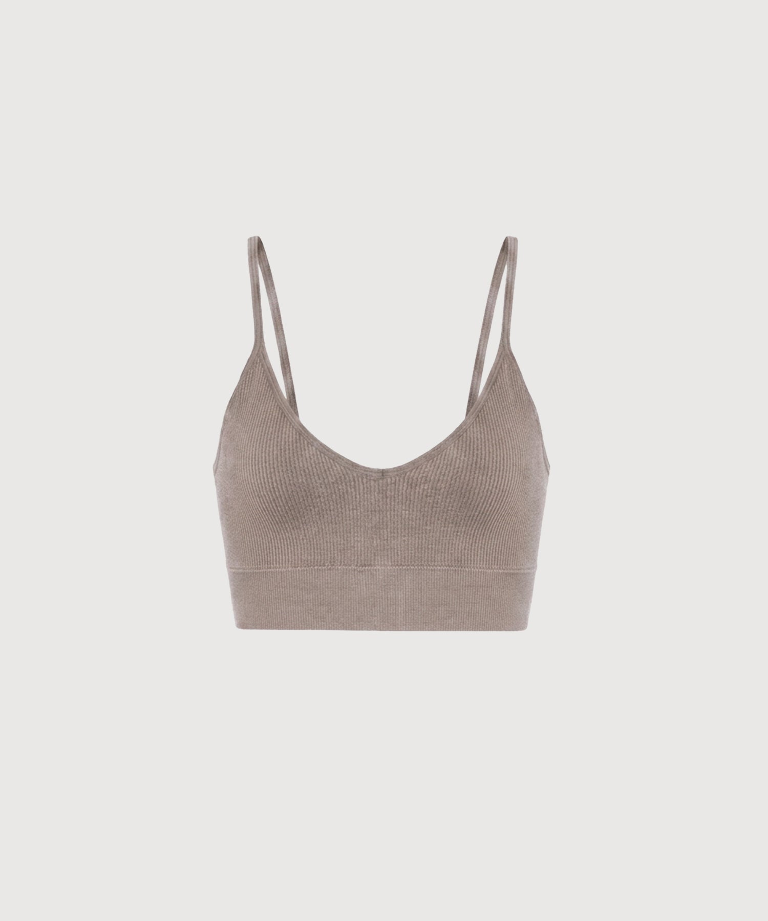Bianca Rib Bralette - Latte