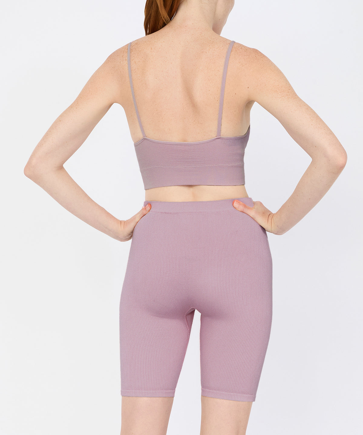 Bianca Rib Bralette - Mauve