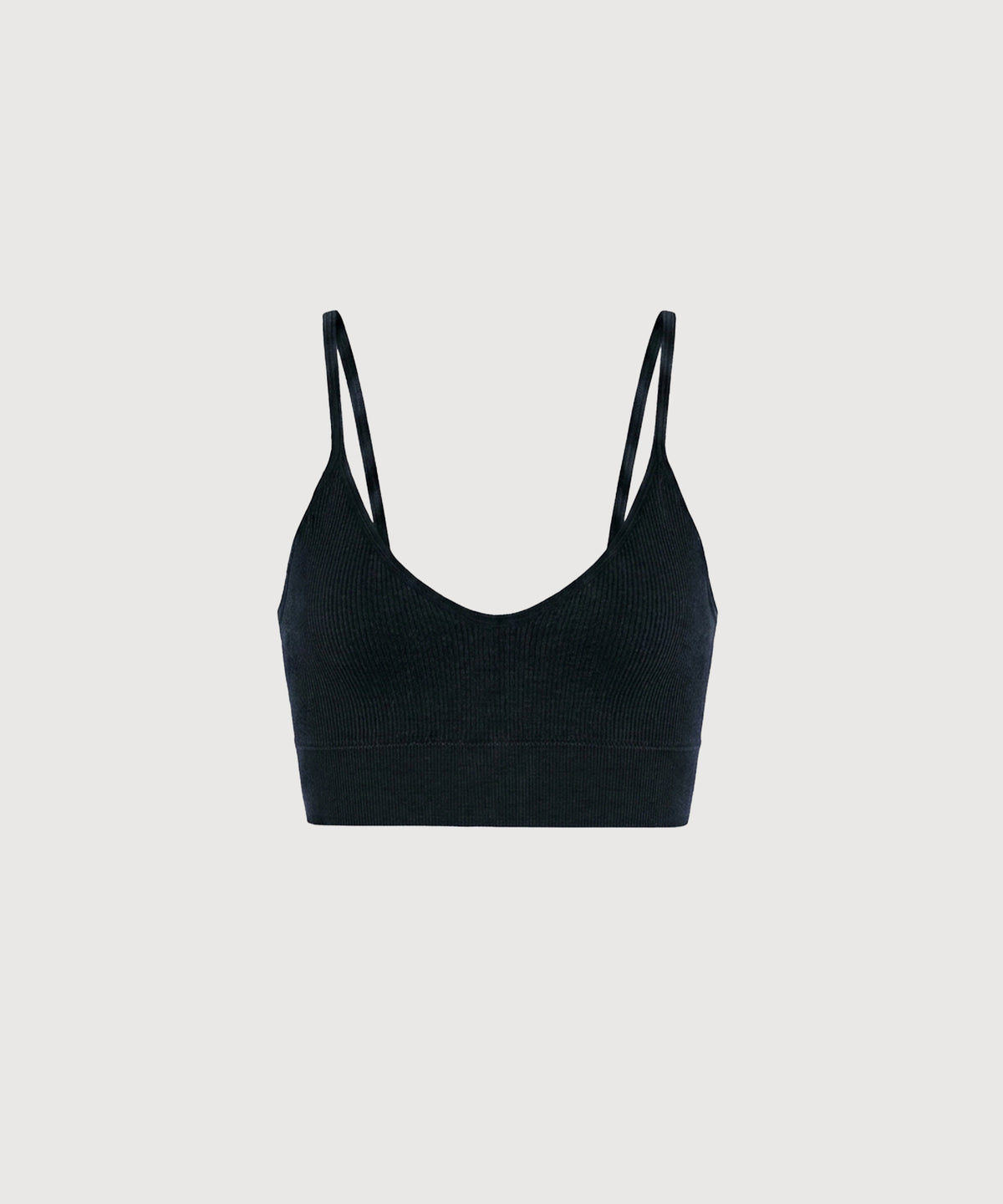 Bianca Rib Bralette - Navy