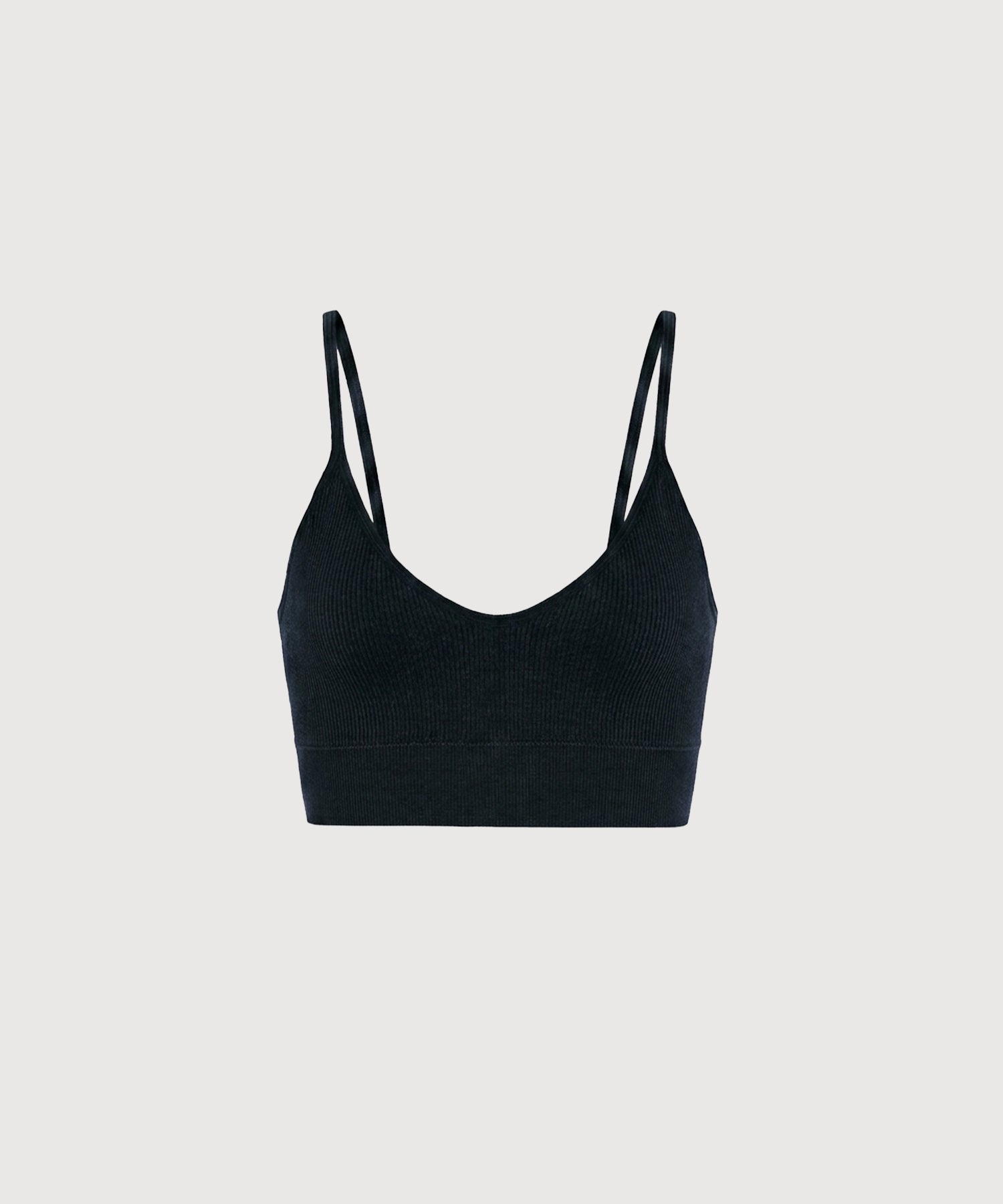Bianca Rib Bralette - Navy