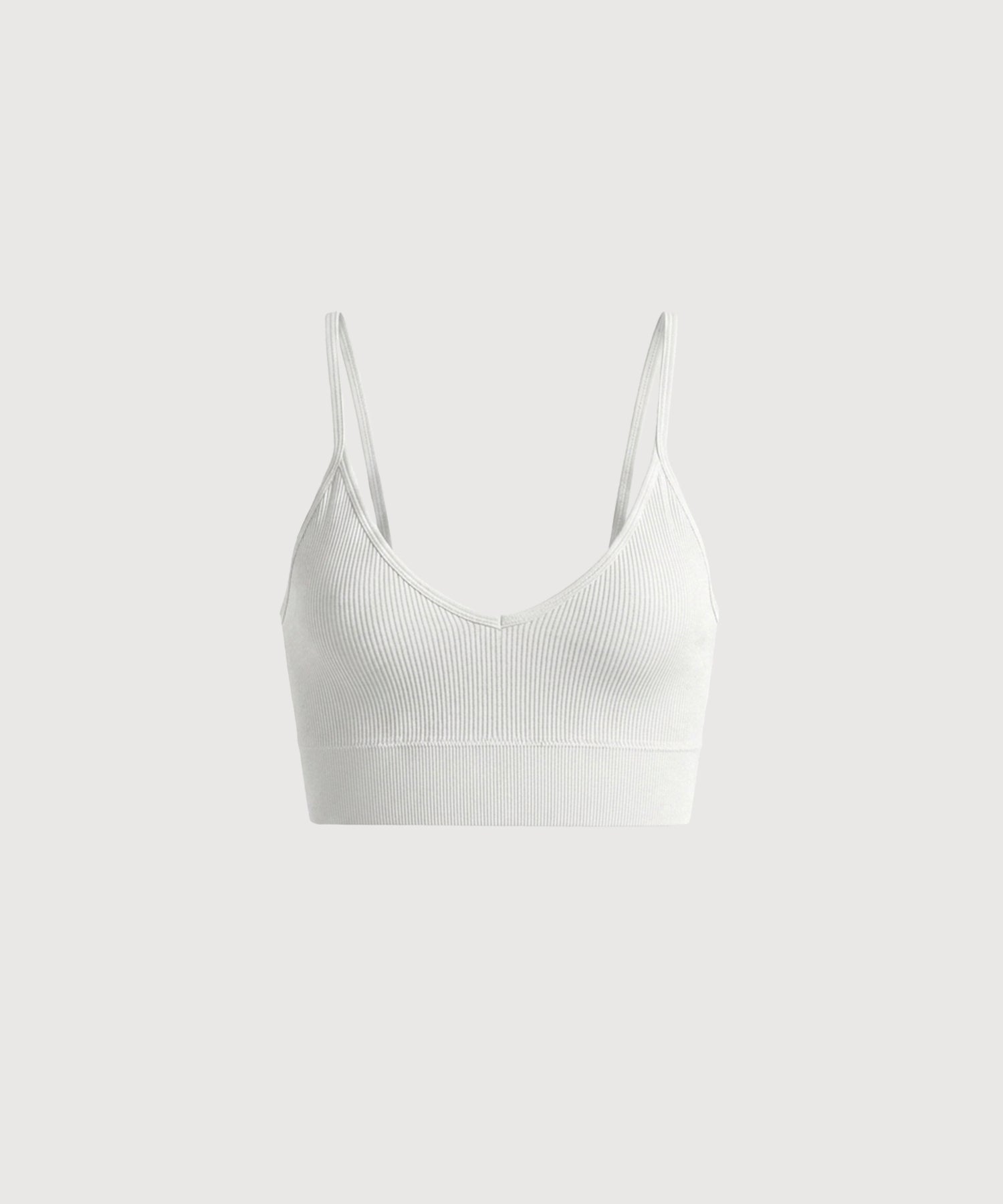 Bianca Rib Bralette - Pearl