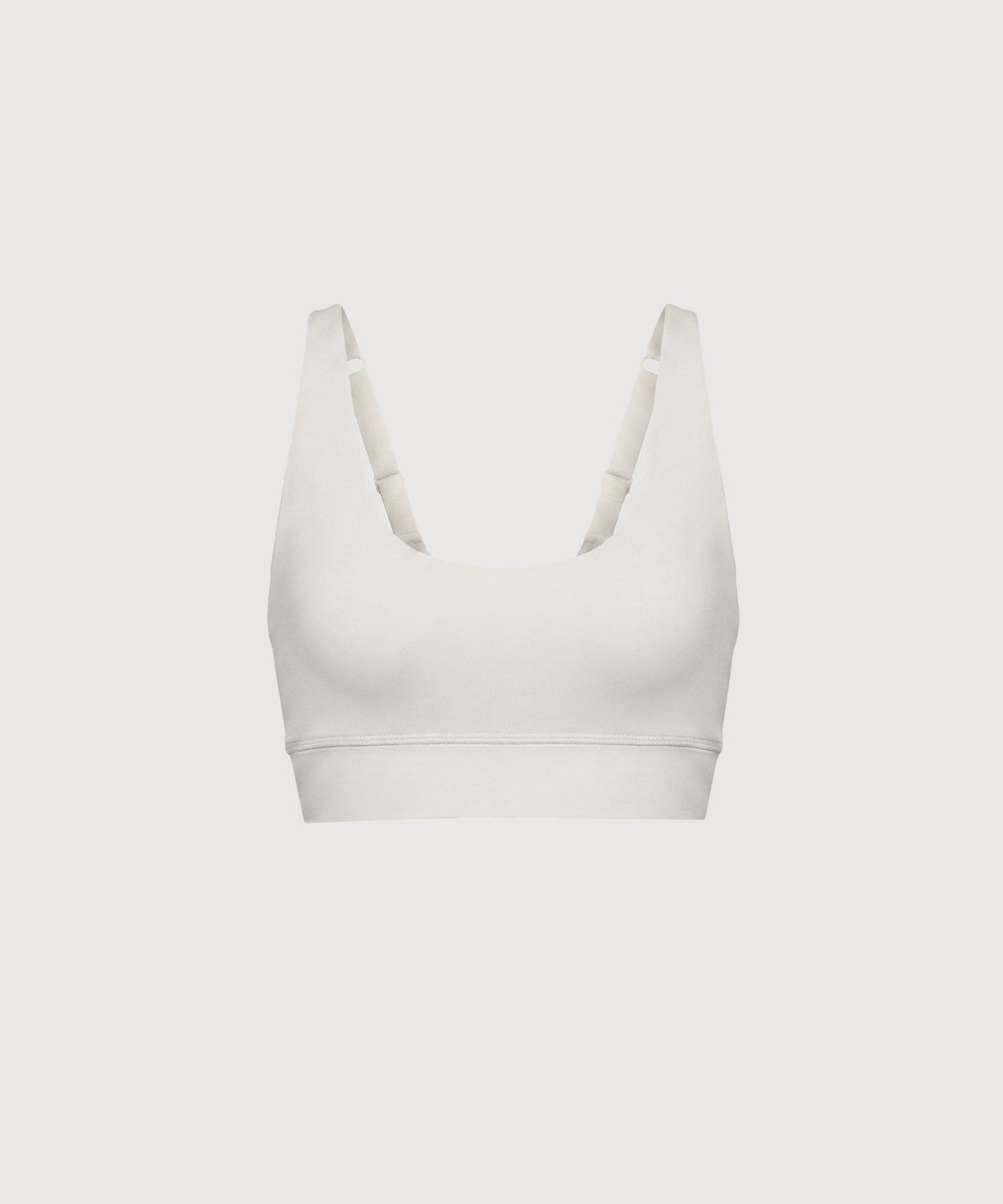 24/7 Lounge Bra Top w/ Adjustability - Pearl
