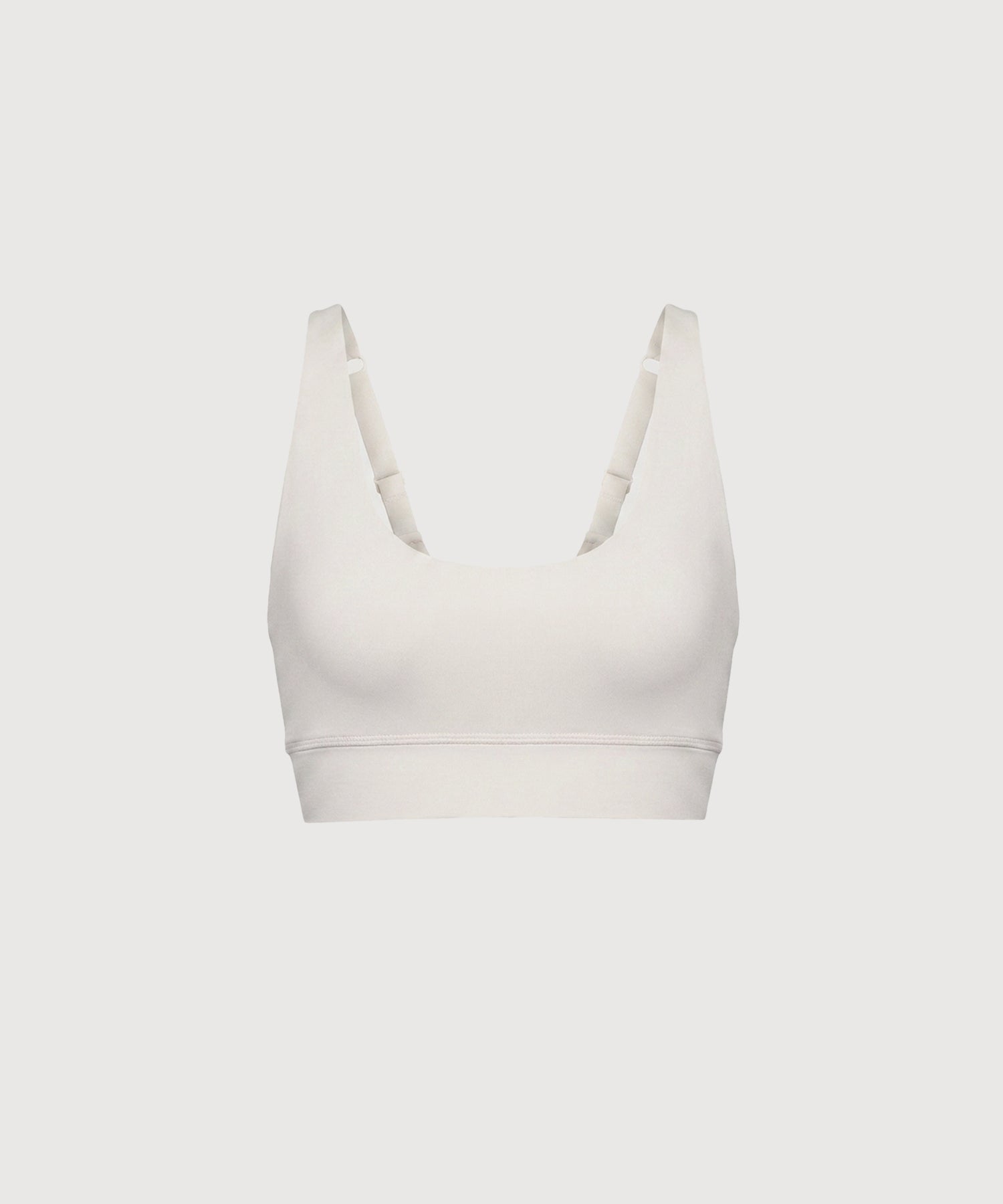 24/7 Lounge Bra Top w/ Adjustability - Pearl