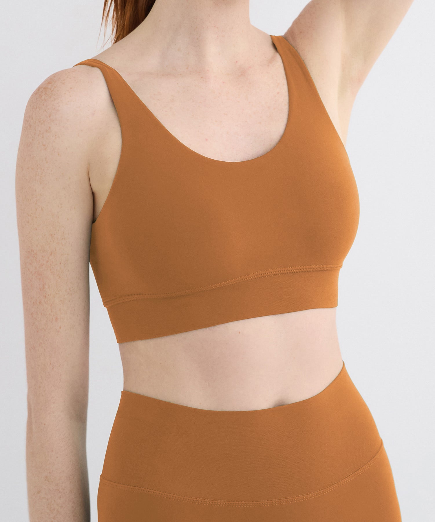 24/7 Lounge Bra Top - Terracotta