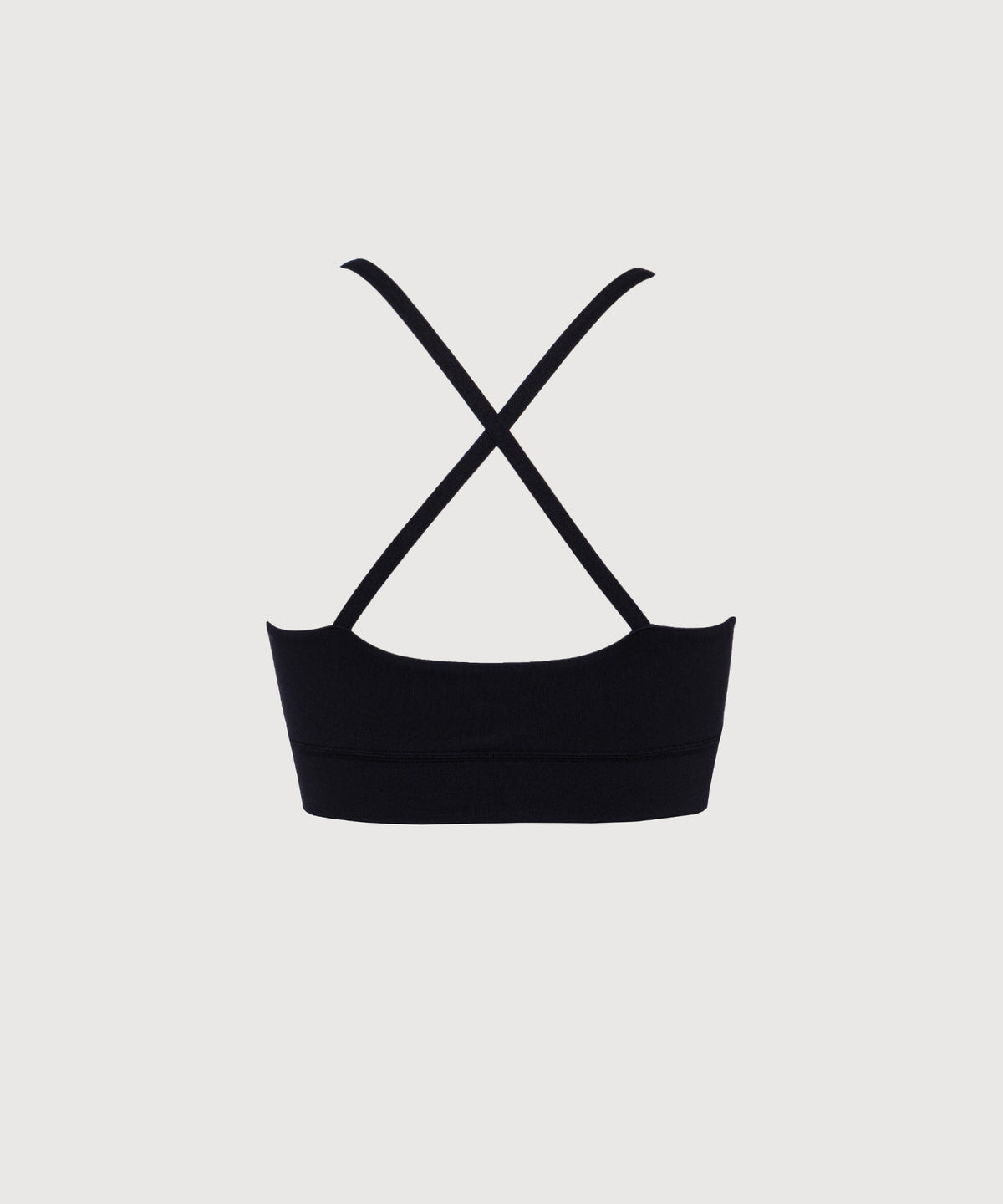 X-Back Lounge Bra Top - Black