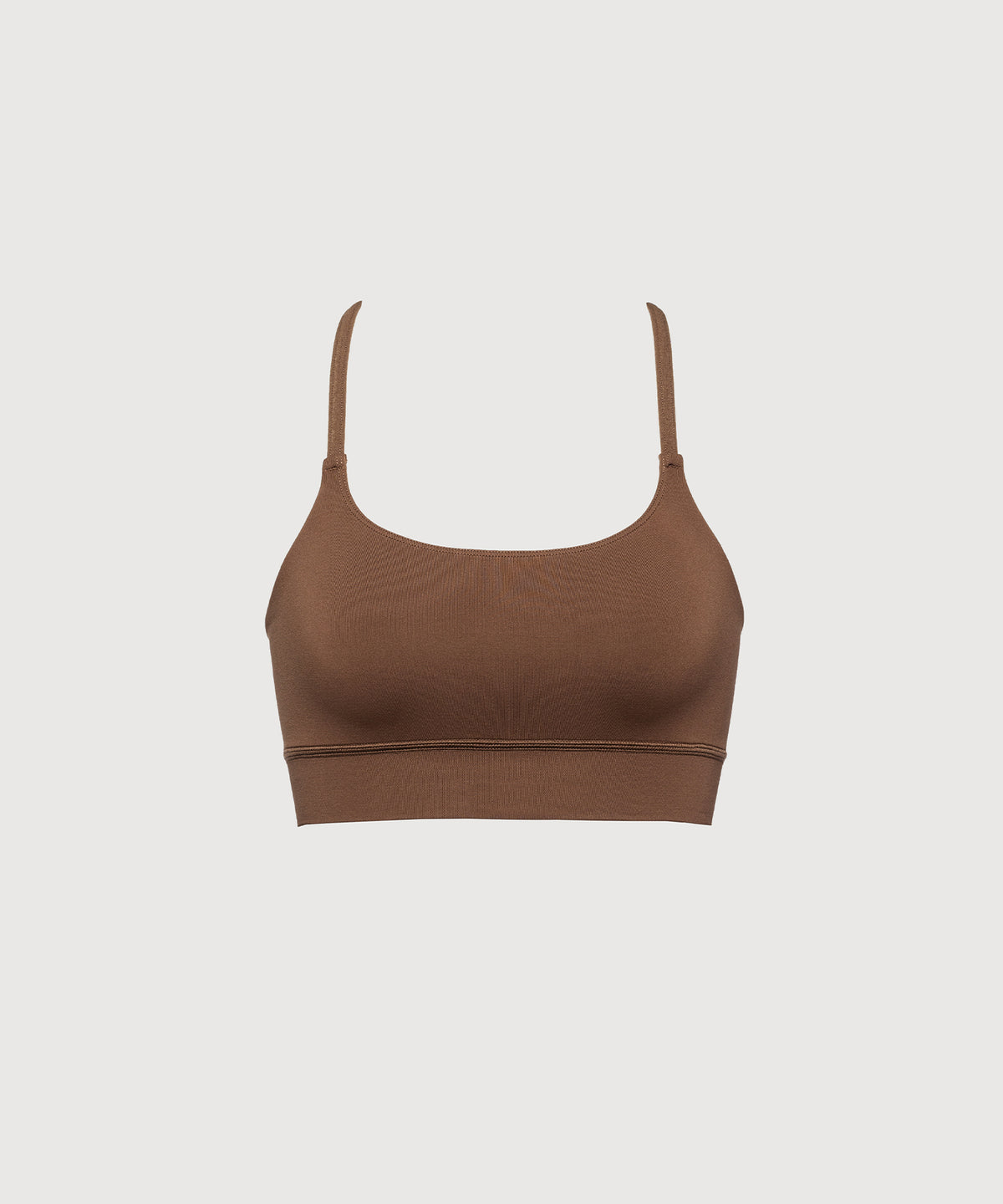 X-Back Lounge Bra Top - Dark Earth