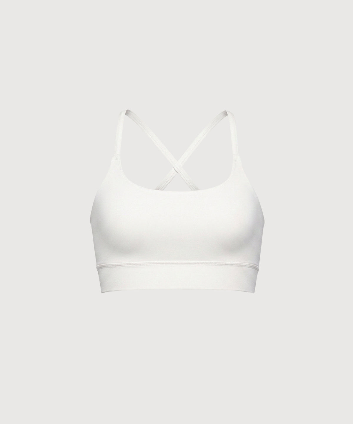 X-Back Lounge Bra Top - Pearl