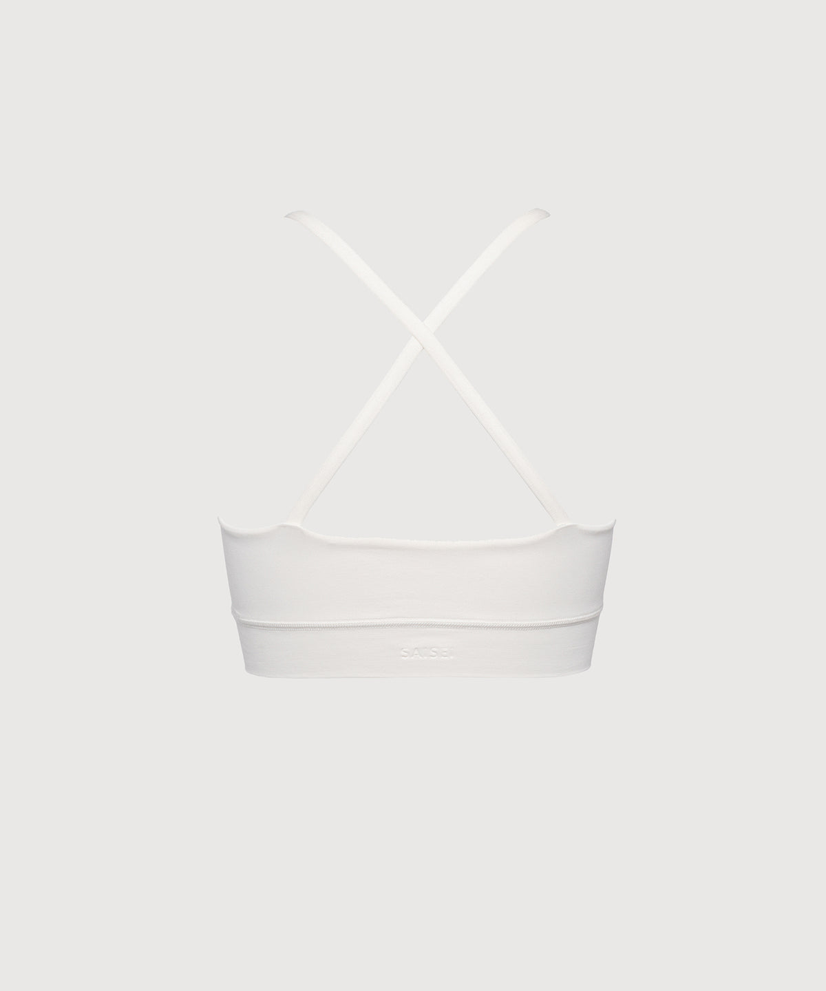 X-Back Lounge Bra Top - Pearl