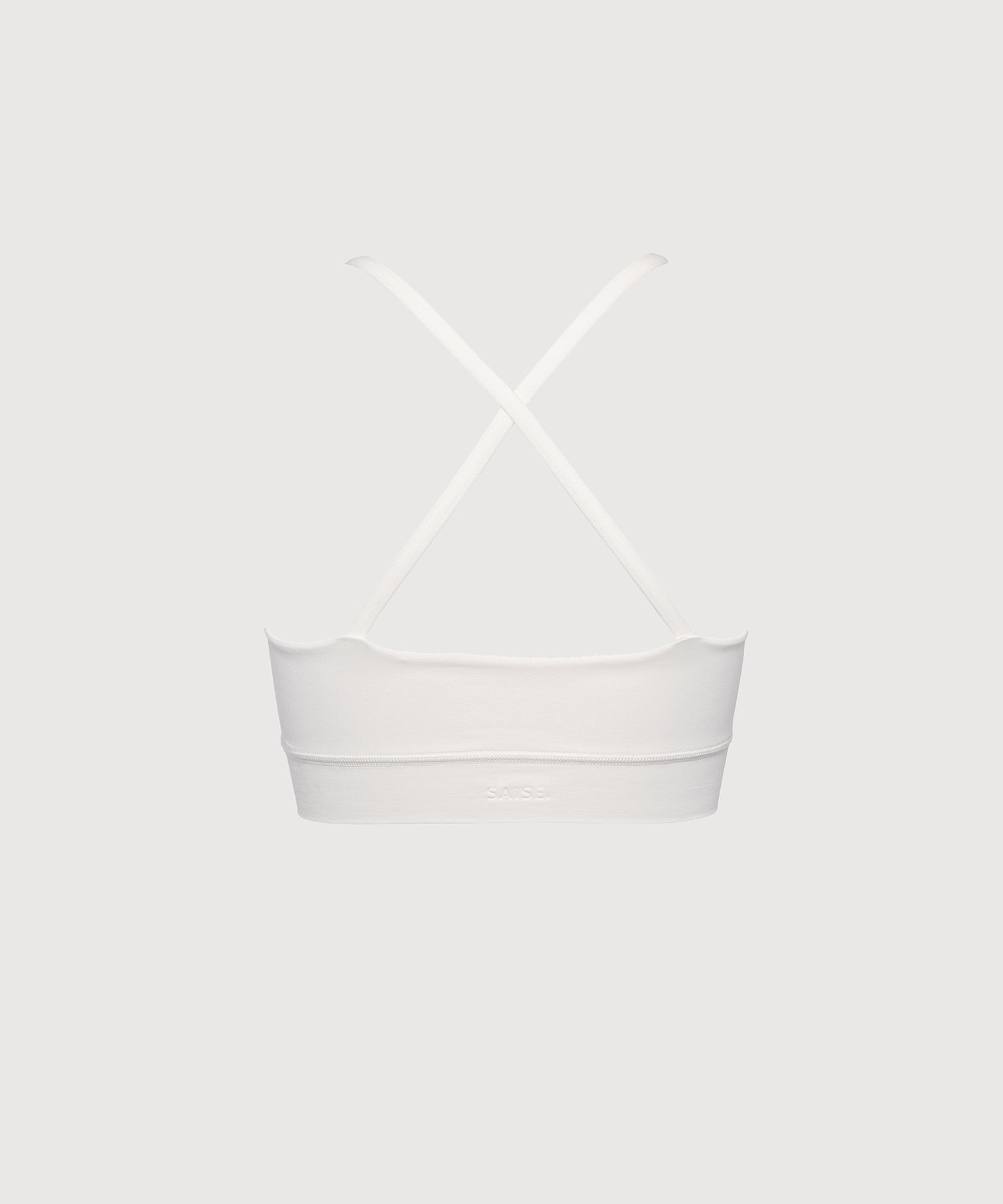 X-Back Lounge Bra Top - Pearl