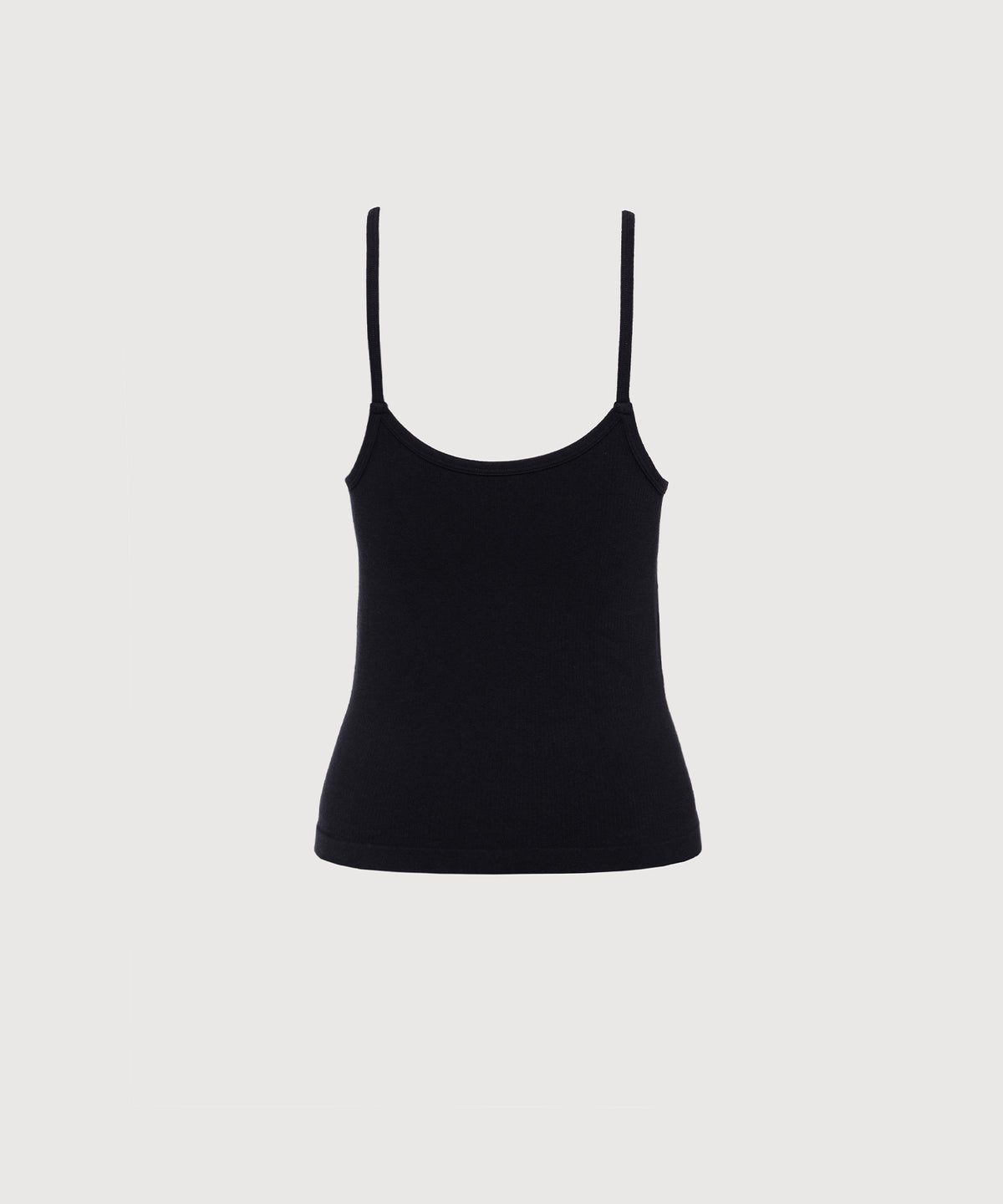 Seamless Cotton Cami - Black