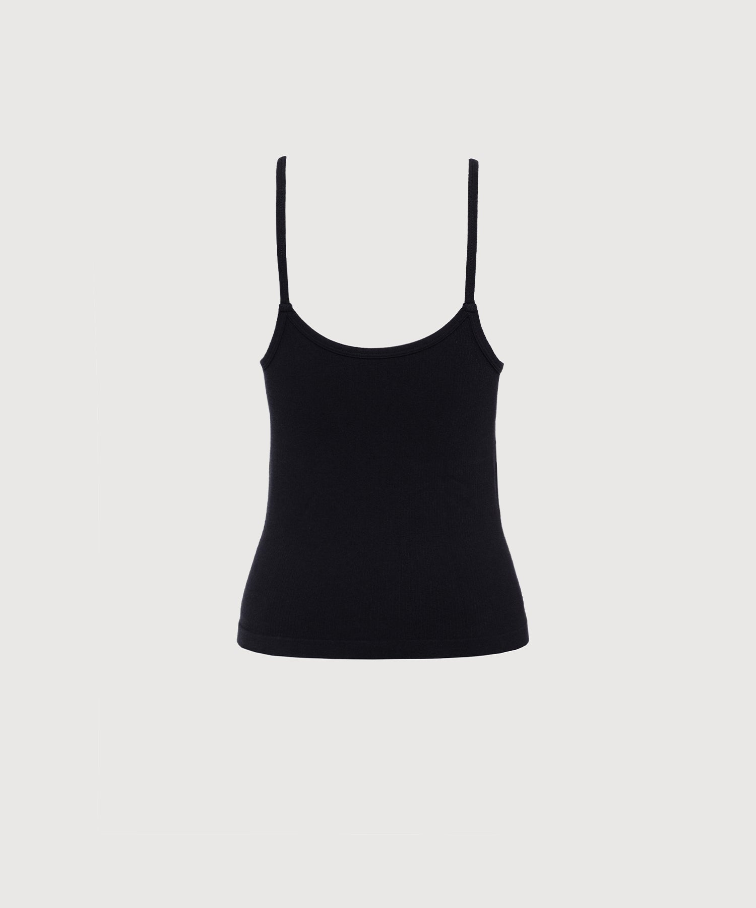 Seamless Cotton Cami - Black