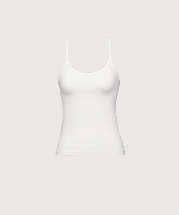 Seamless Cotton Cami - Pearl