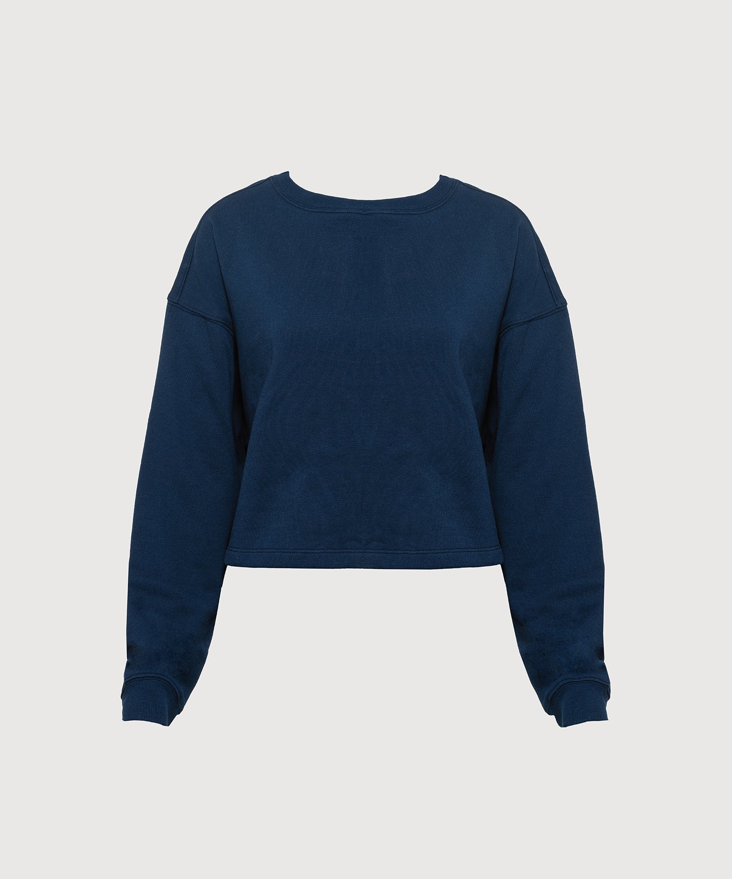Avery Cropped Jumper - Marine