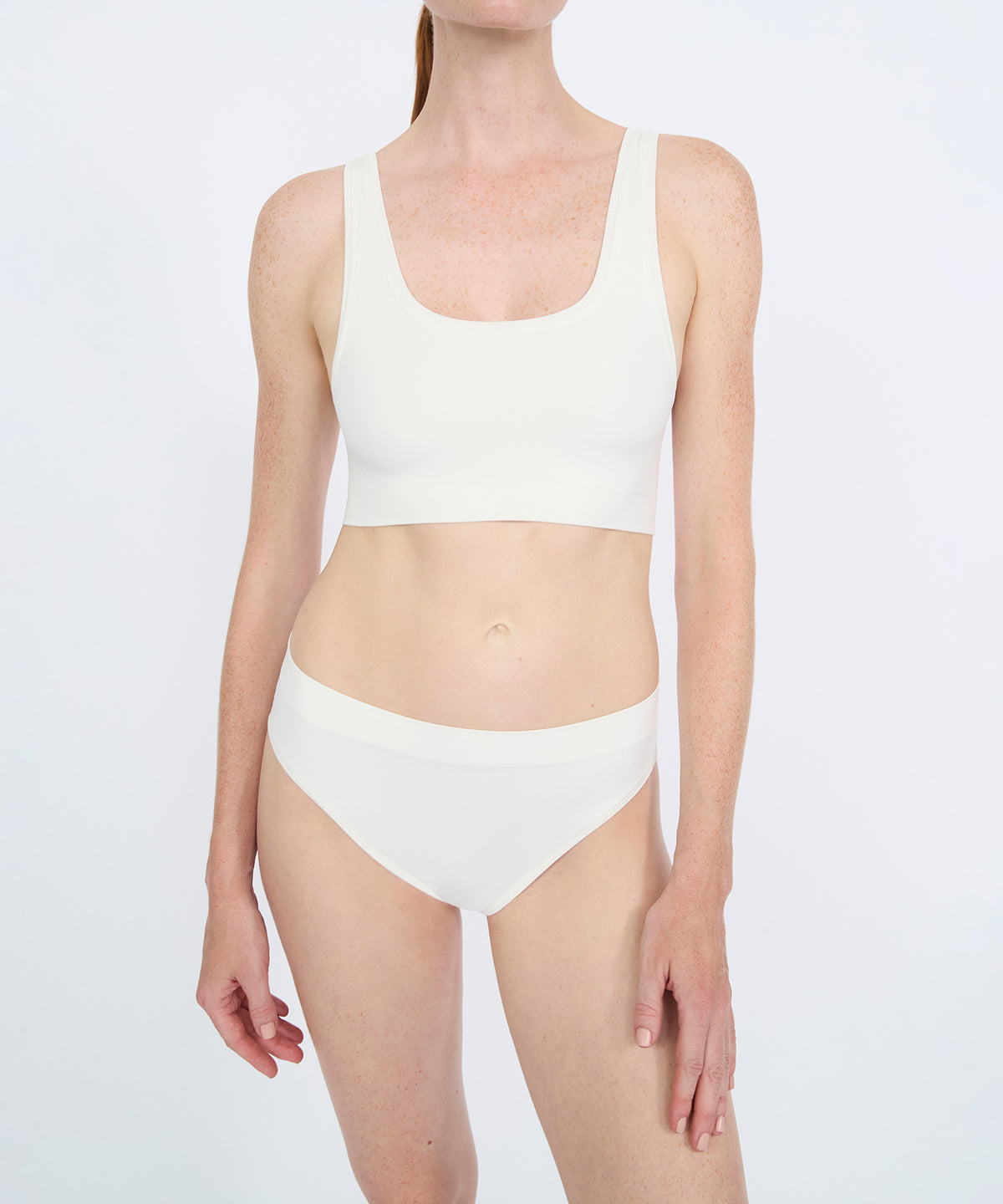 High Waist Brief 3 Pack - Pearl