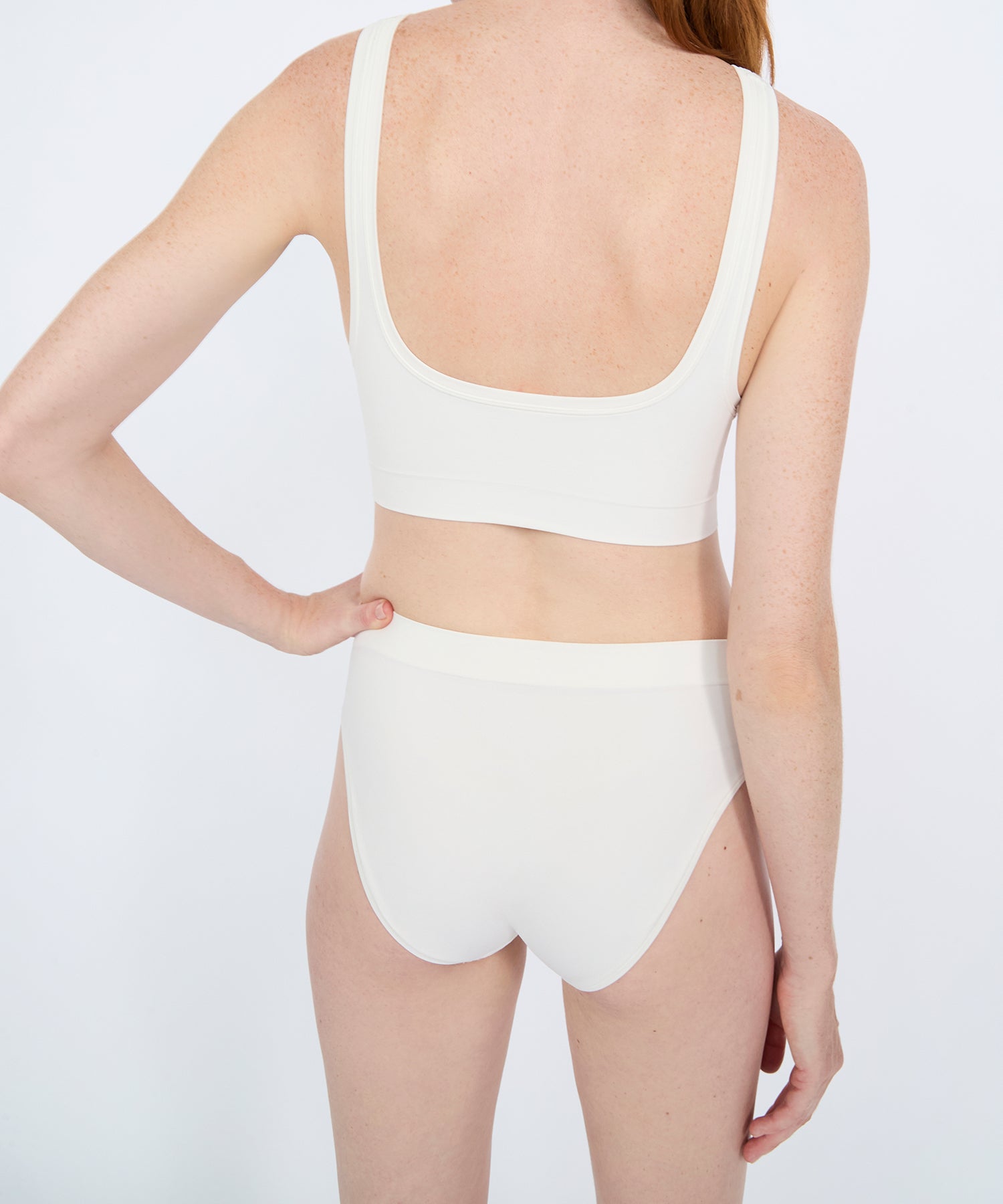 High Waist Brief 3 Pack - Pearl