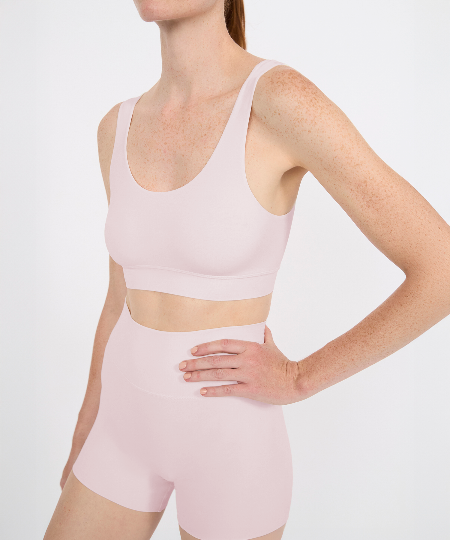 24/7 Lounge Bra Top - Oleander