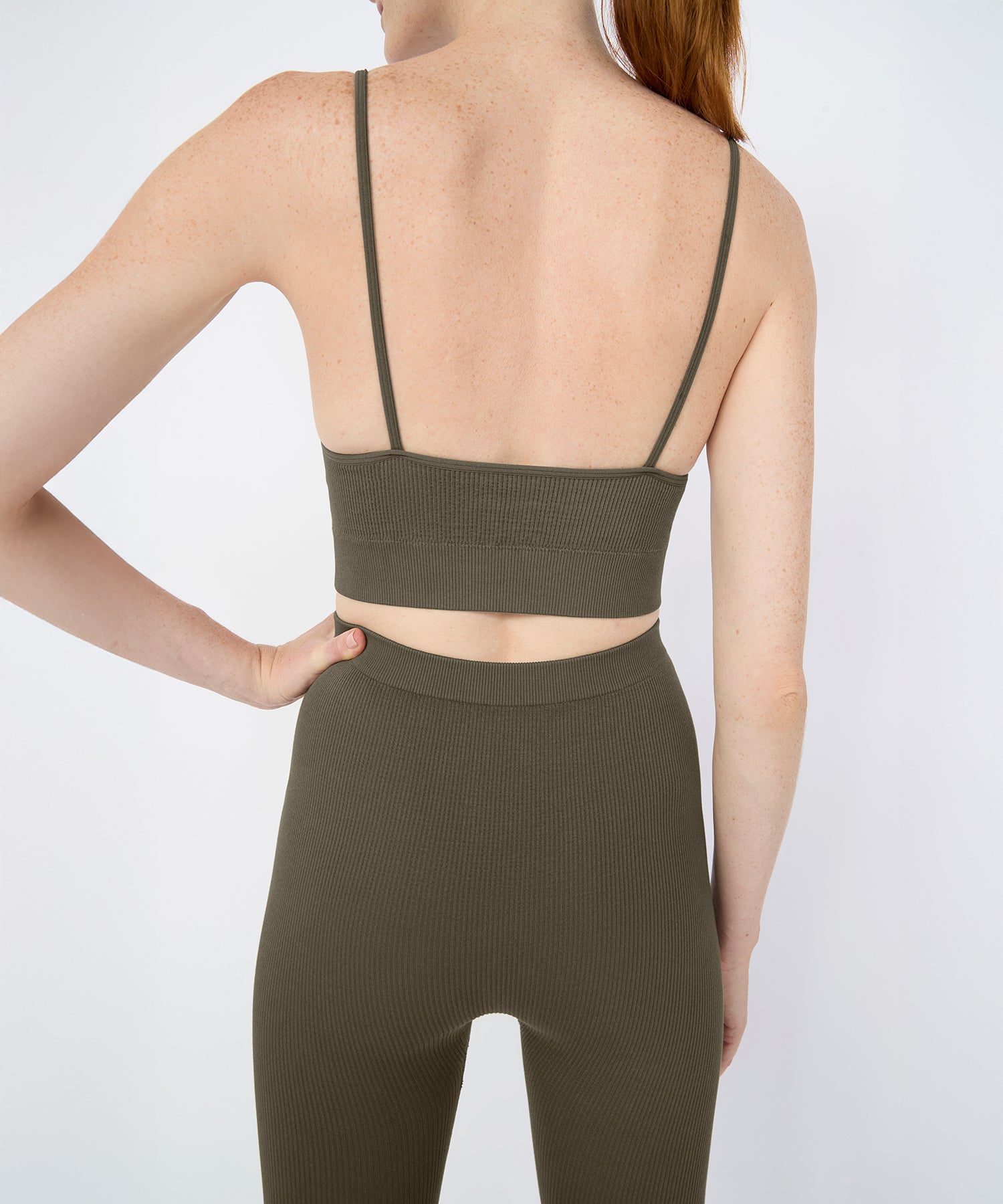 Jane High Rise Legging - Olive